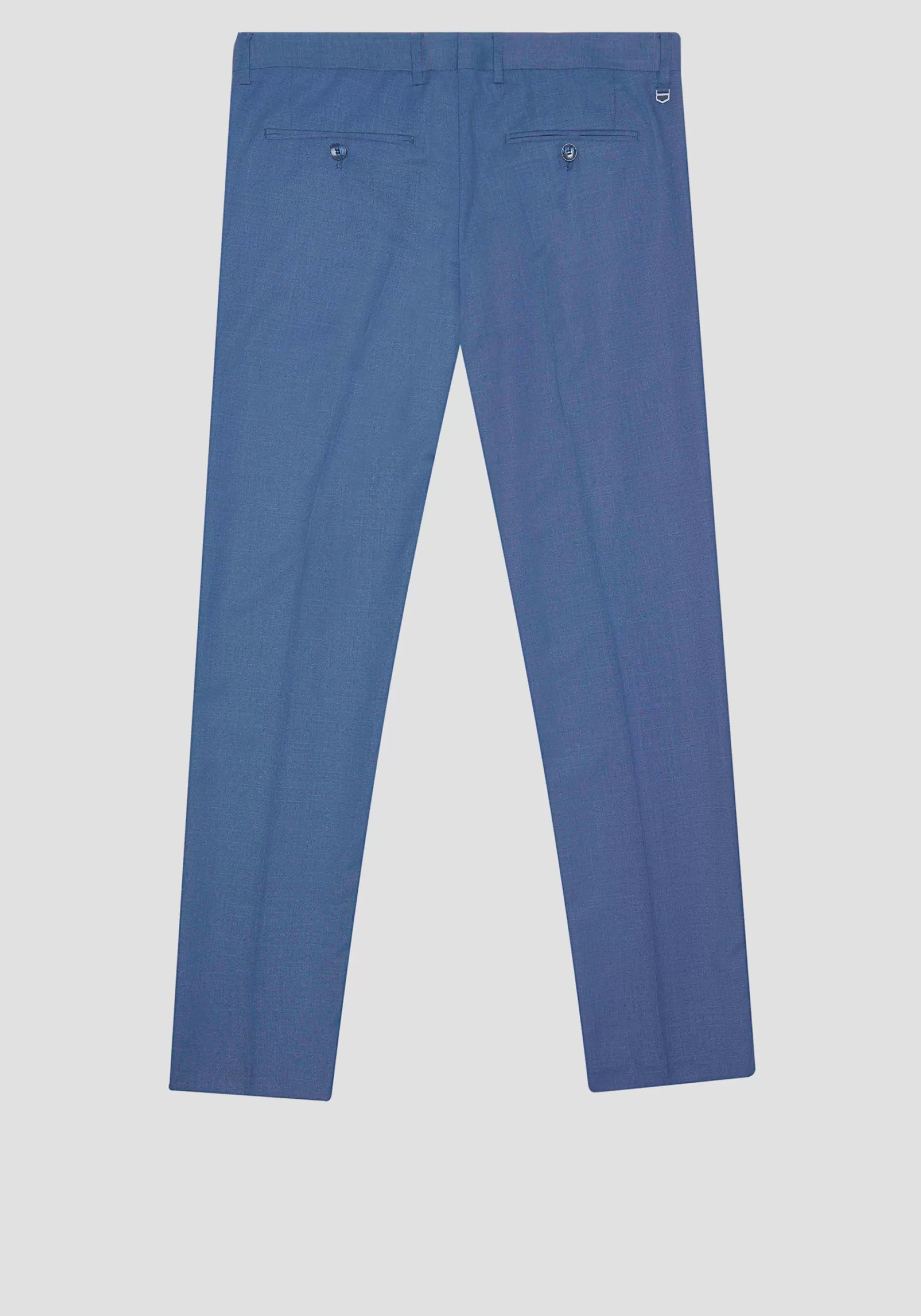 Hot BONNIE SLIM FIT TROUSERS IN ELASTIC VISCOSE BLEND FABRIC WITH FLAMED EFFECT Trousers