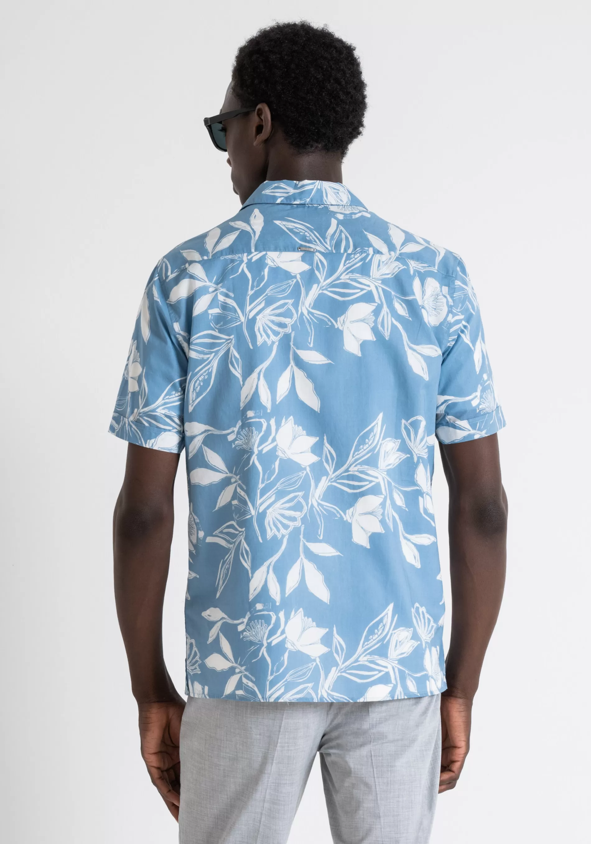 Cheap HONOLULU REGULAR STRAIGHT FIT SHIRT IN PRINTED COTTON WITH SOFT HAND Shirts