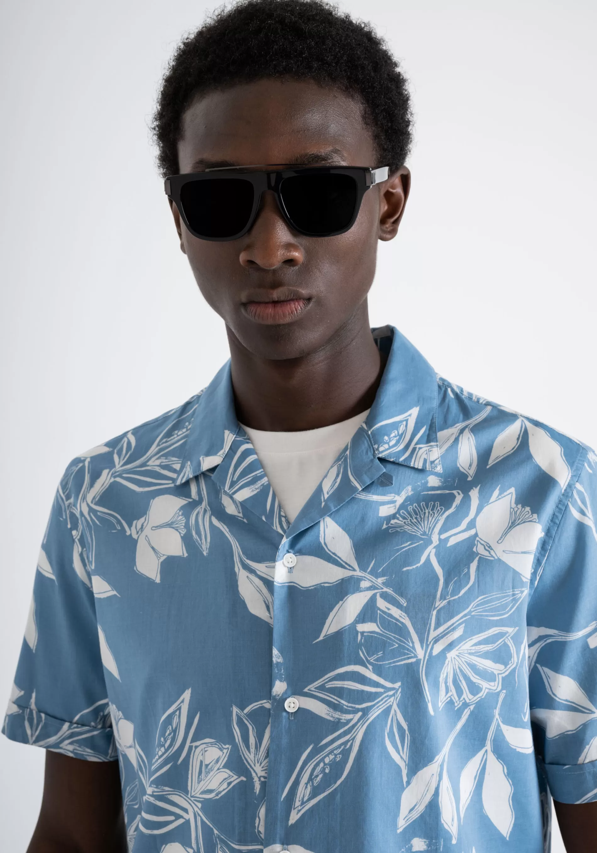 Cheap HONOLULU REGULAR STRAIGHT FIT SHIRT IN PRINTED COTTON WITH SOFT HAND Shirts