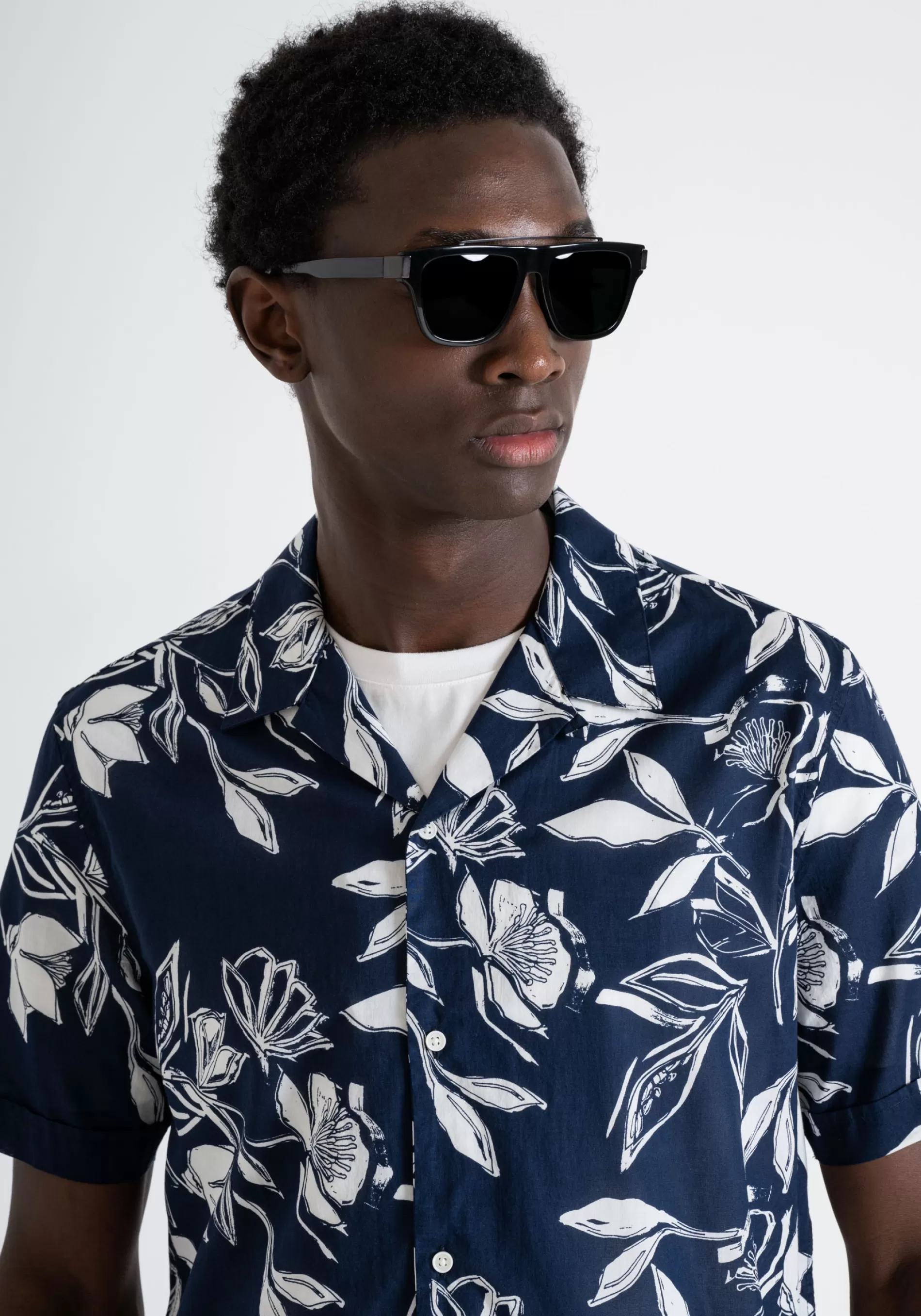 Flash Sale HONOLULU REGULAR STRAIGHT FIT SHIRT IN PRINTED COTTON WITH SOFT HAND Shirts