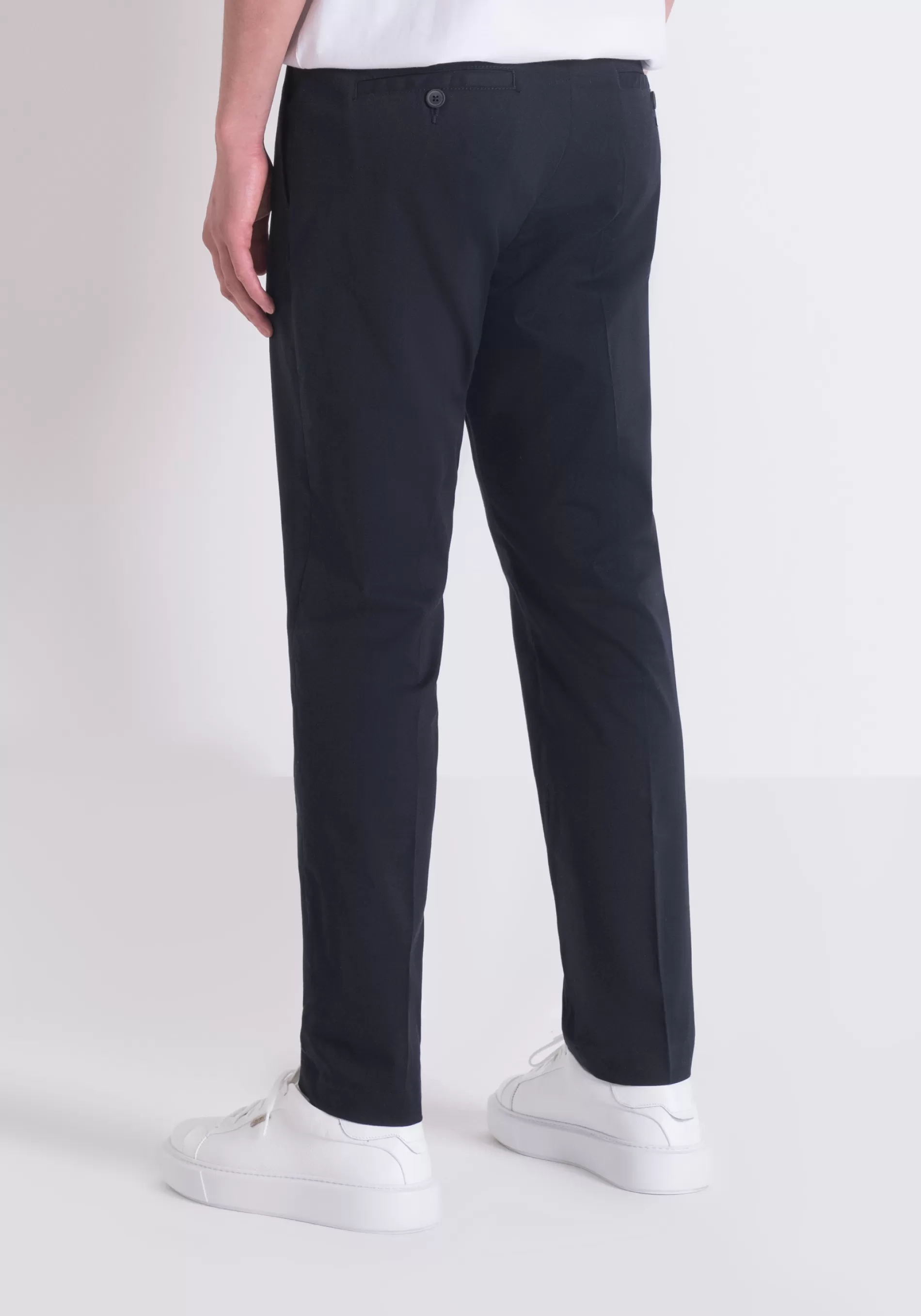 Hot MARK SLIM FIT TROUSERS IN ELASTIC COTTON TWILL Trousers