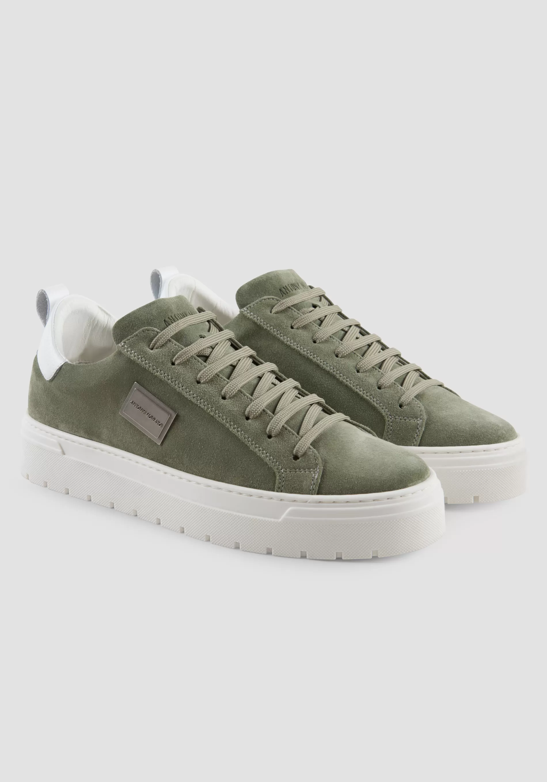 Outlet METAL BOLD SUEDE SNEAKER IN SUEDE Sneakers