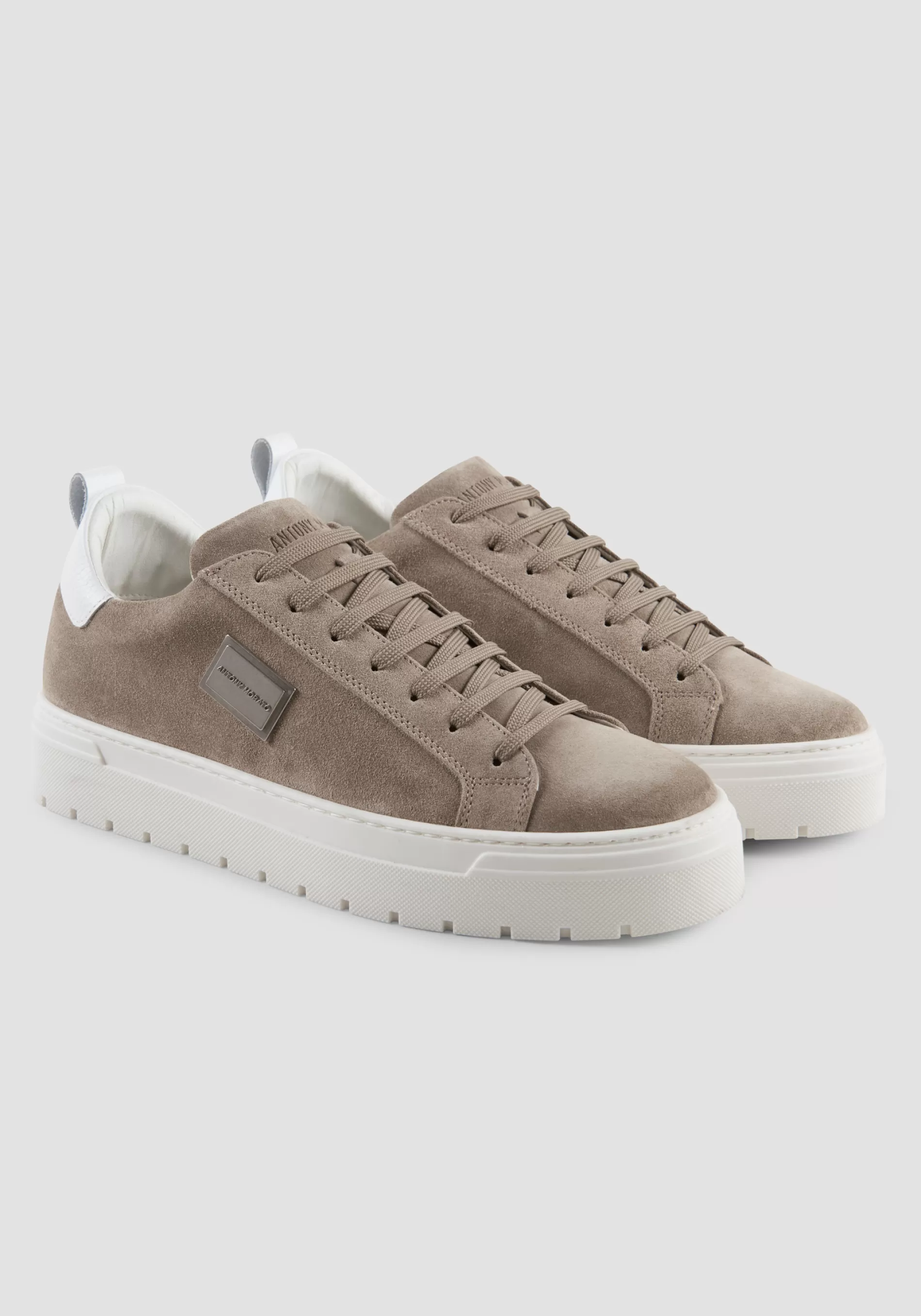 Best Sale METAL BOLD SUEDE SNEAKER IN SUEDE Sneakers