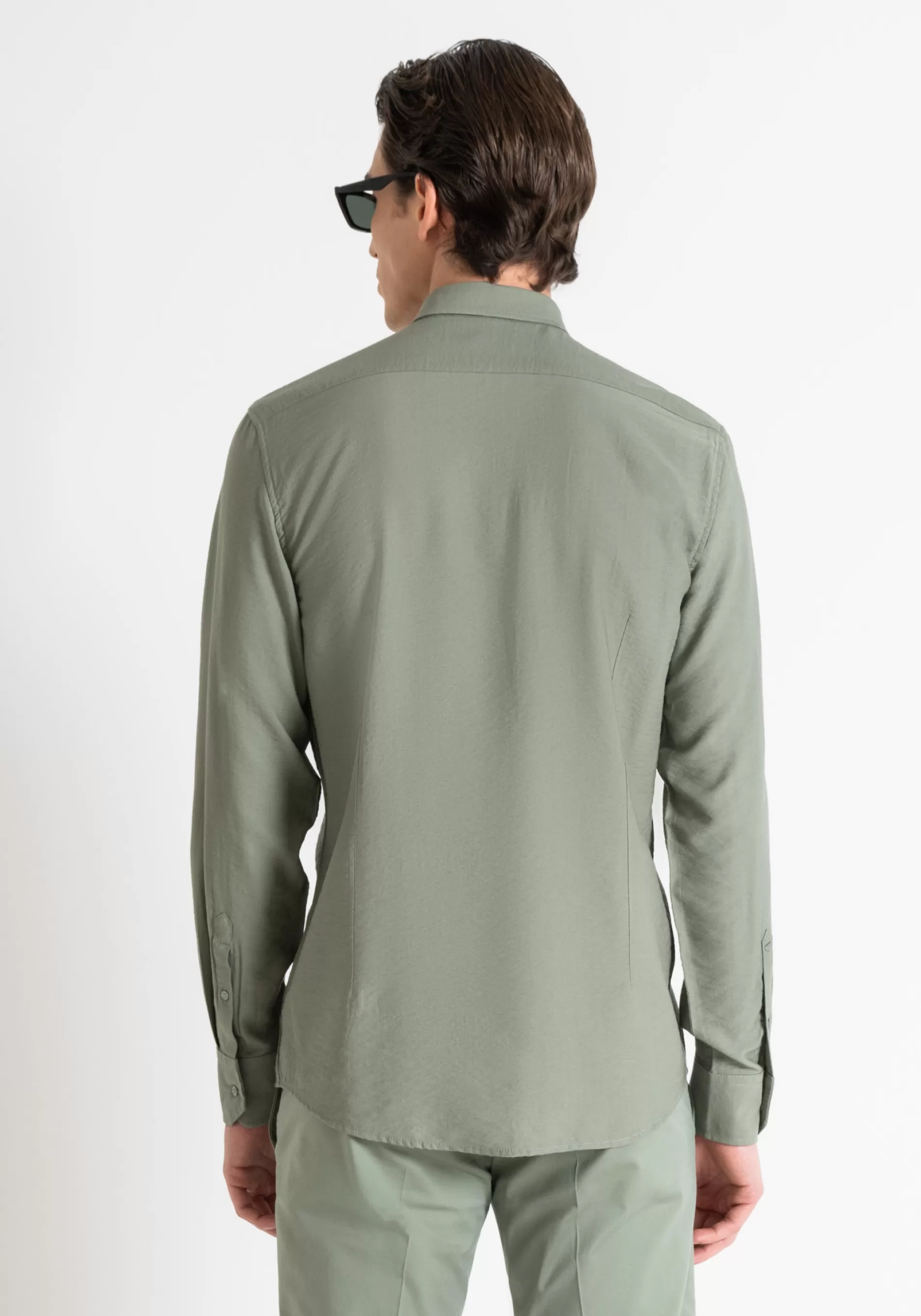 New NAPLES REGULAR FIT SHIRT IN VISCOSE BLEND FABRIC WITH SOFT HAND Shirts