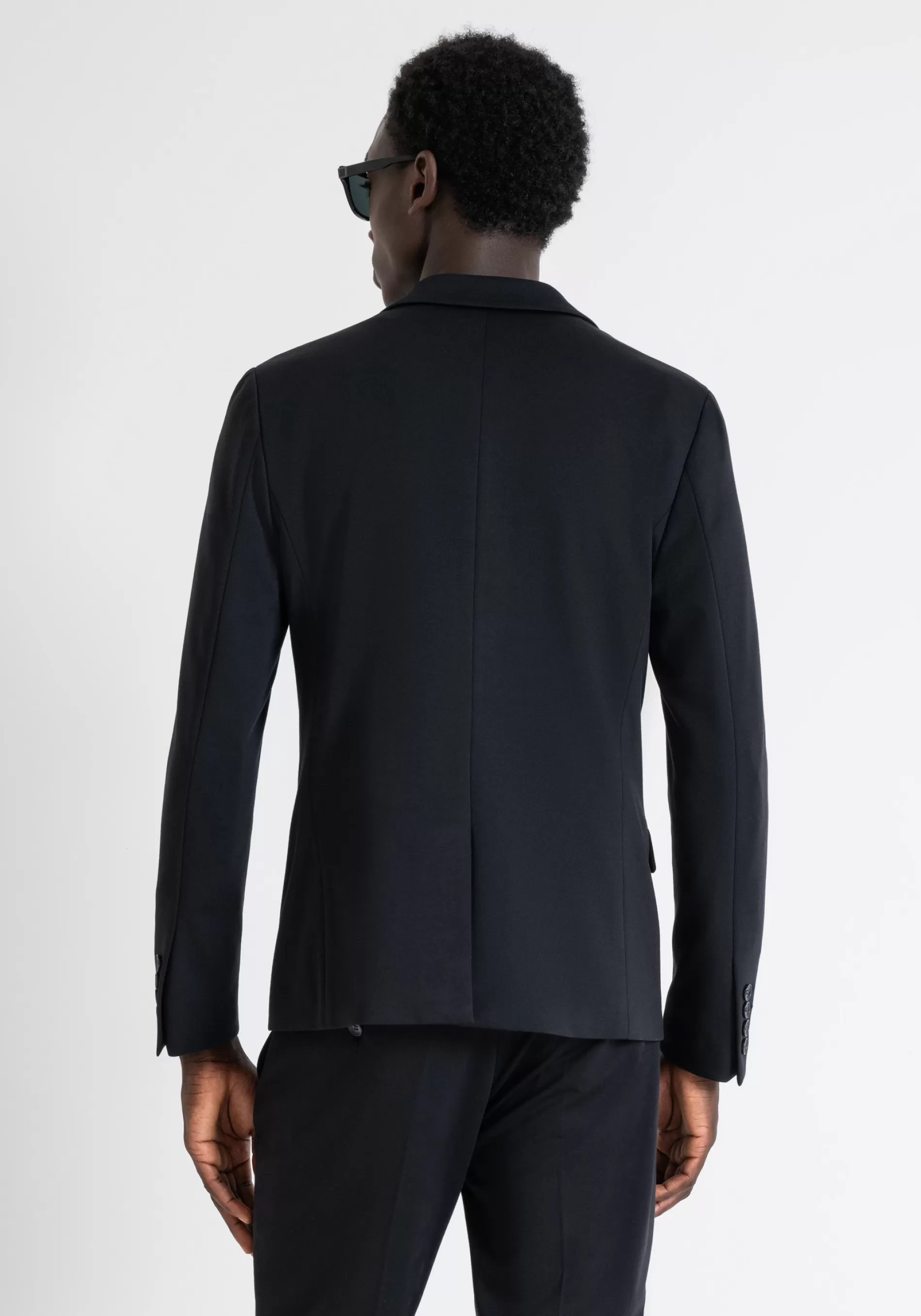 Online "ASHE" SUPER SLIM FIT JACKET IN ELASTIC VISCOSE BLEND FABRIC Jackets and Gilet