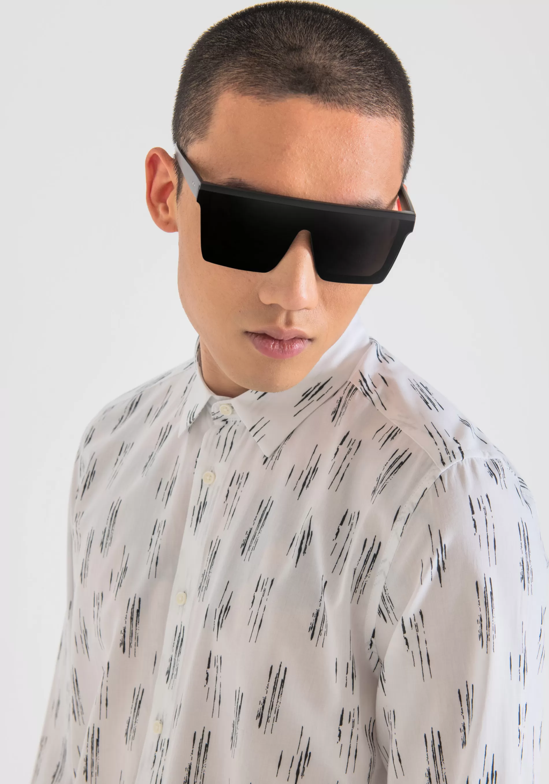 Fashion "BARCELONA" REGULAR FIT SHIRT IN COTTON BLEND WITH CONTRASTING PATTERN Shirts