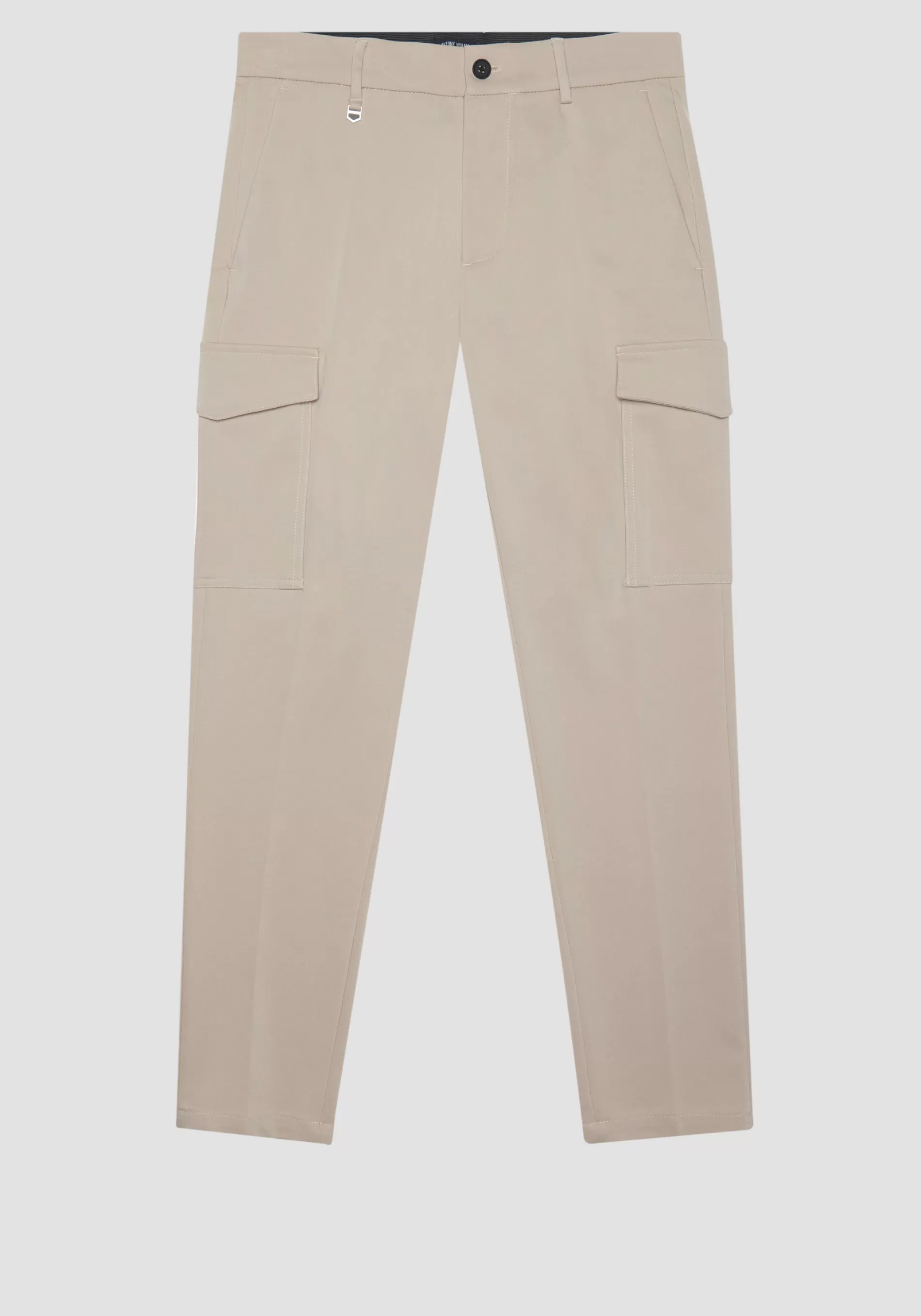 Clearance "BJORN" SKINNY FIT CARGO TROUSERS IN STRETCH COTTON BLEND FABRIC Trousers