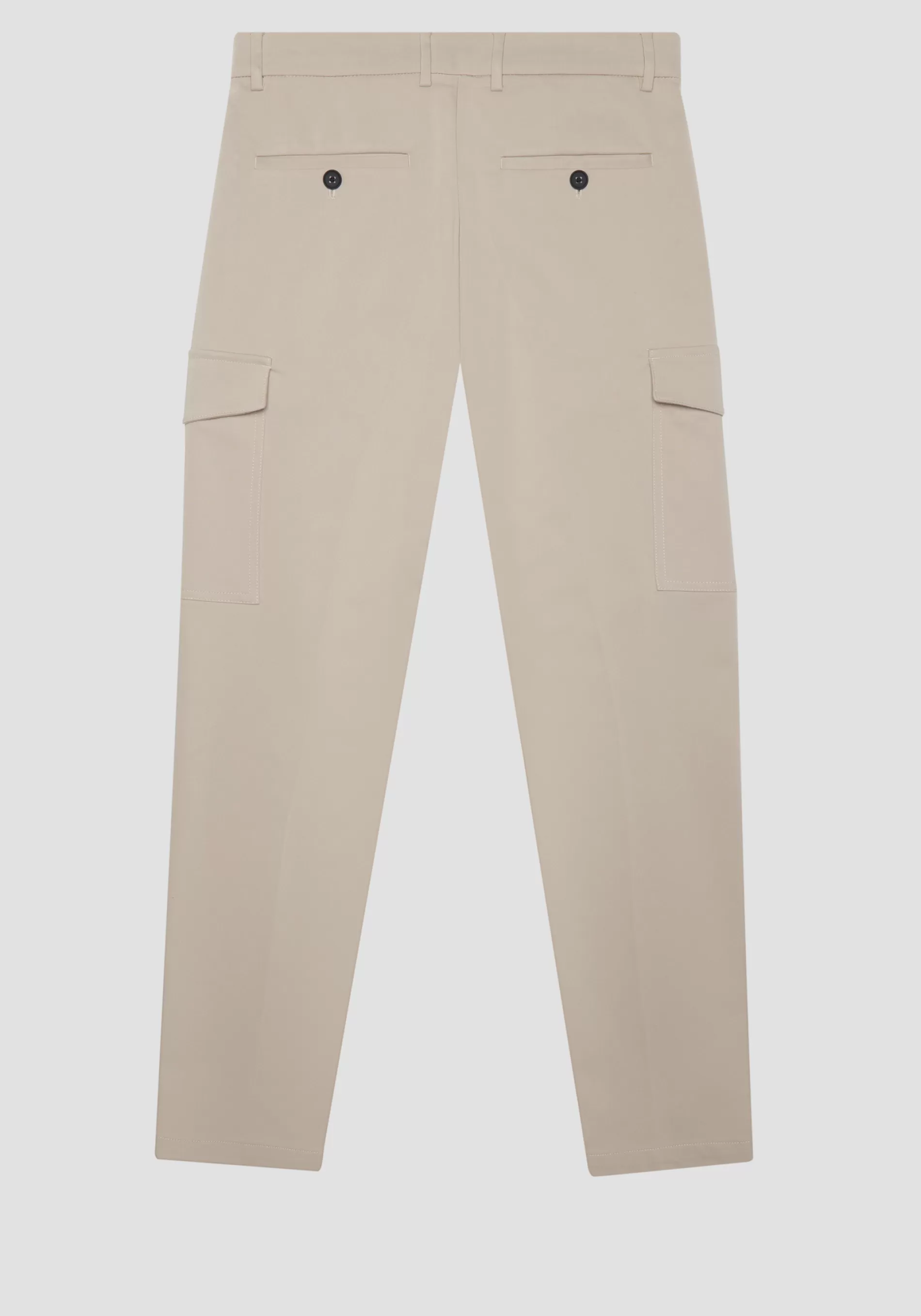 Clearance "BJORN" SKINNY FIT CARGO TROUSERS IN STRETCH COTTON BLEND FABRIC Trousers