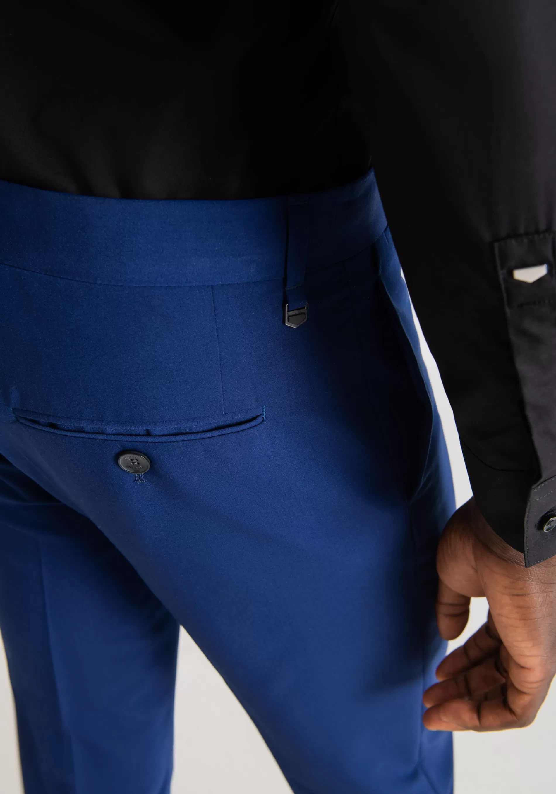 Sale "BONNIE" SLIM FIT TROUSERS IN STRETCH VISCOSE BLEND FABRIC WITH HIDDEN CLOSURE Trousers