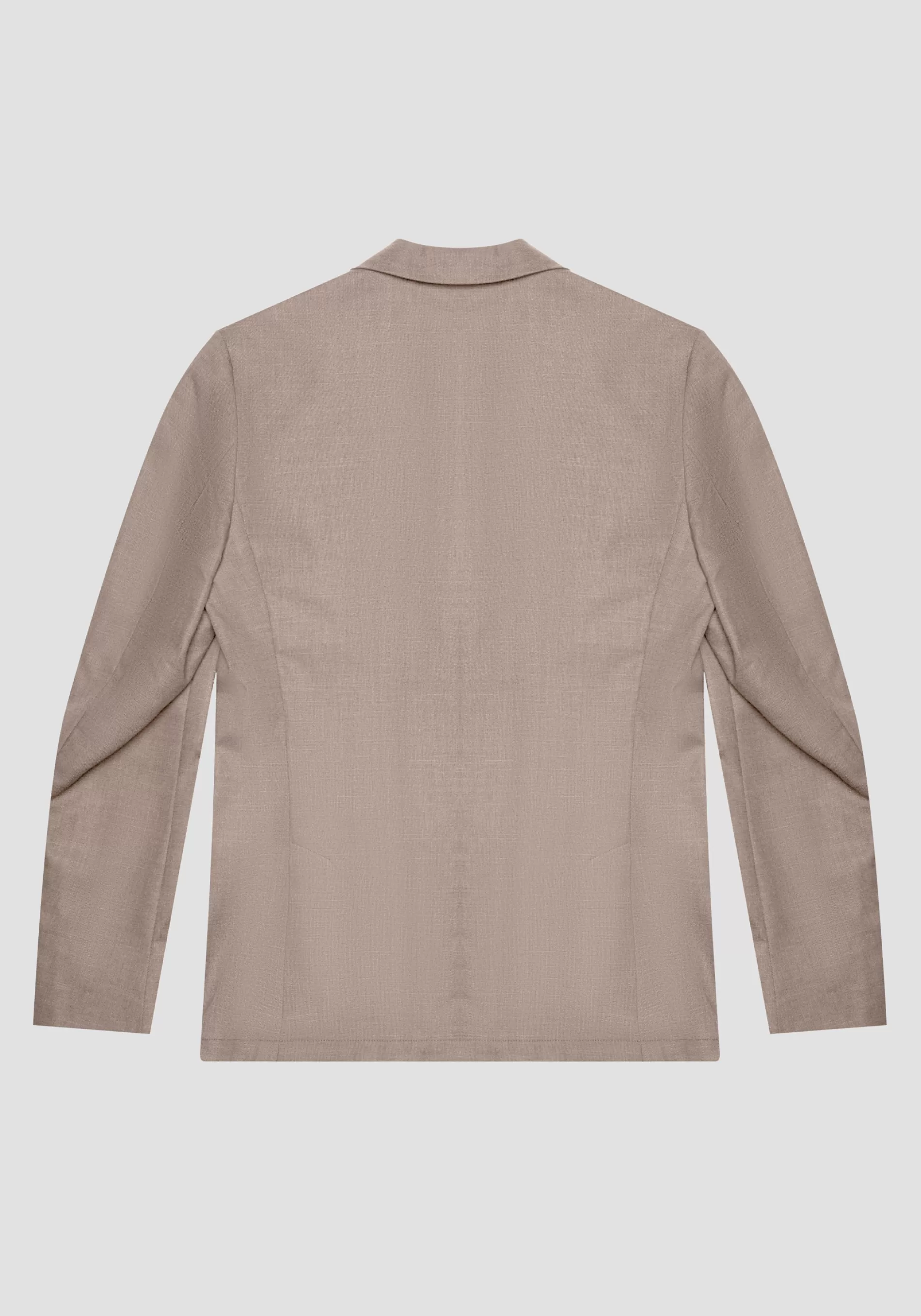 Store "FRIDA" SLIM FIT JACKET IN FLAME EFFECT ELASTIC VISCOSE BLEND FABRIC Jackets and Gilet