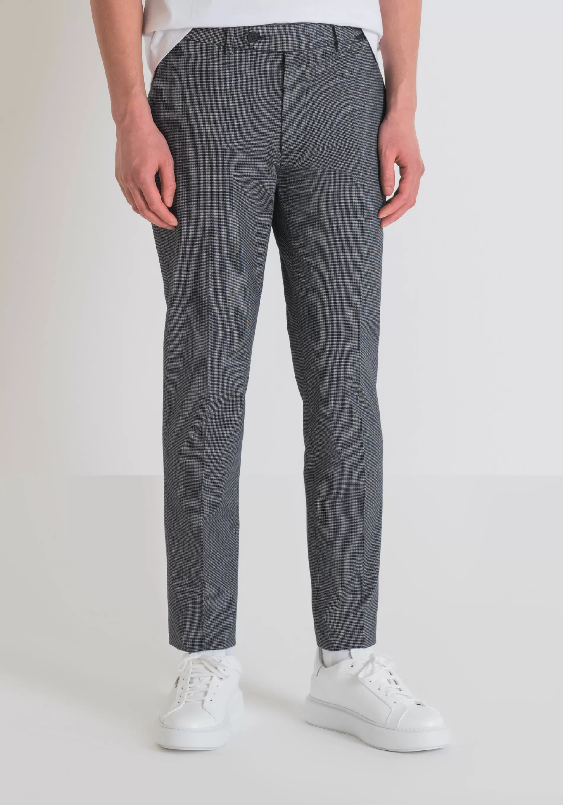 Hot "MARK" SLIM FIT TROUSERS IN REINFORCED STRETCH COTTON BLEND Trousers