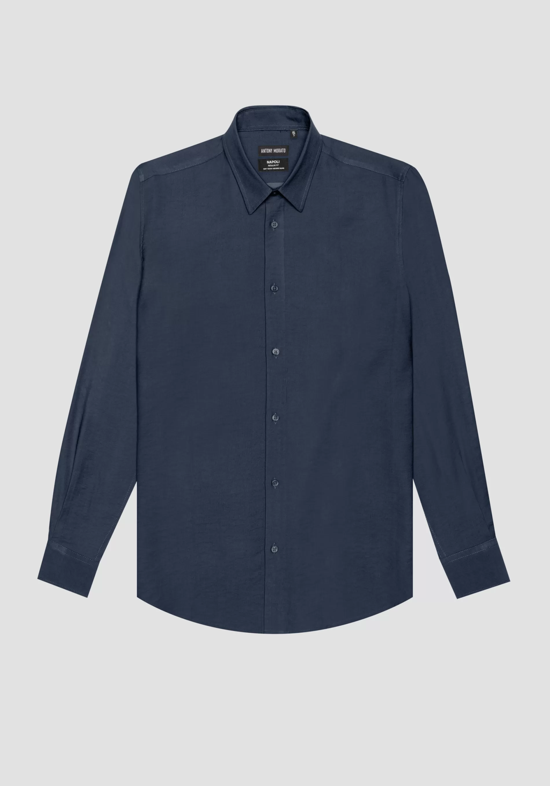 Best Sale "NAPOLI" REGULAR FIT SHIRT IN SOFT HAND VISCOSE BLEND FABRIC Shirts