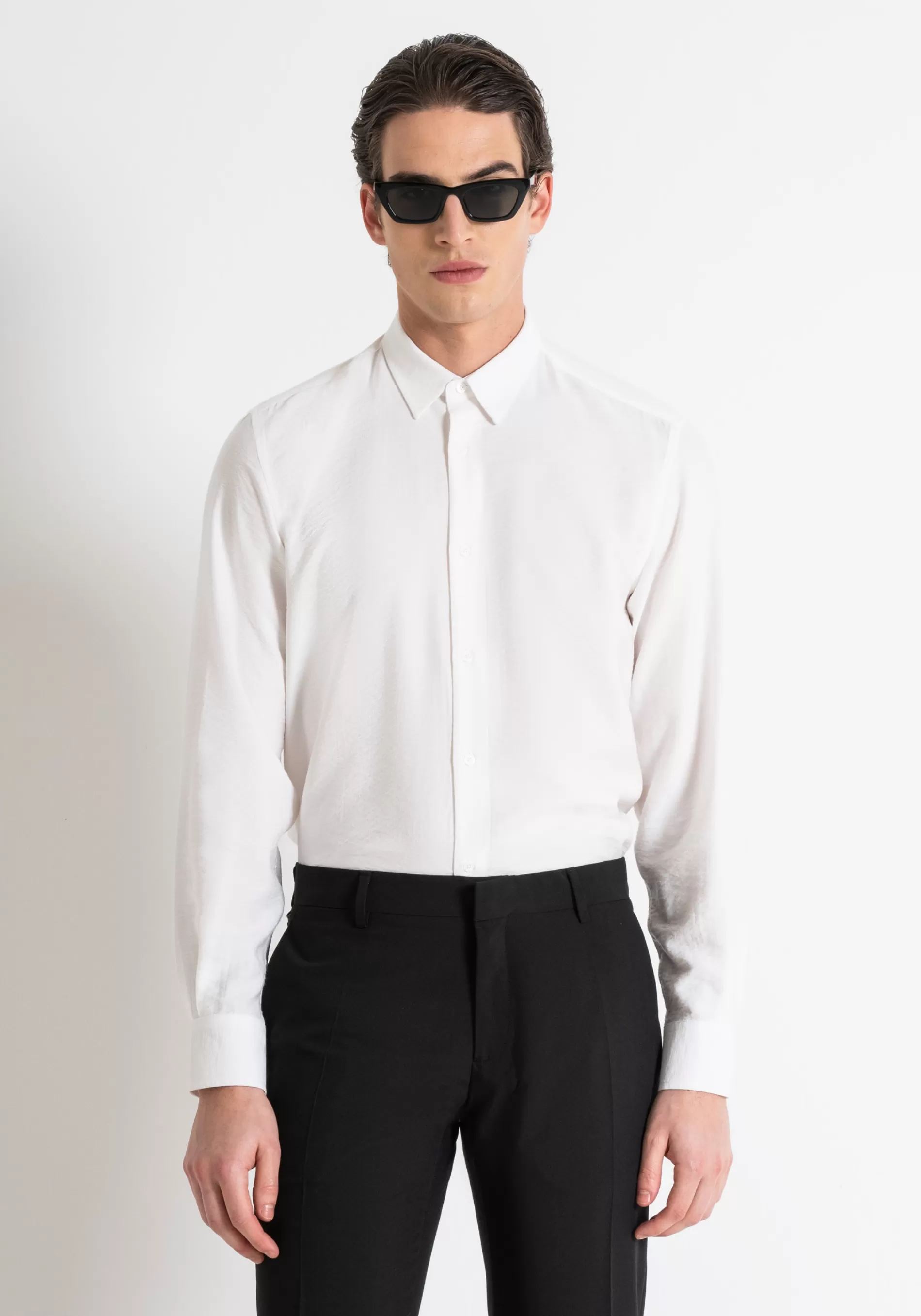 Flash Sale "NAPOLI" REGULAR FIT SHIRT IN SOFT HAND VISCOSE BLEND FABRIC Shirts