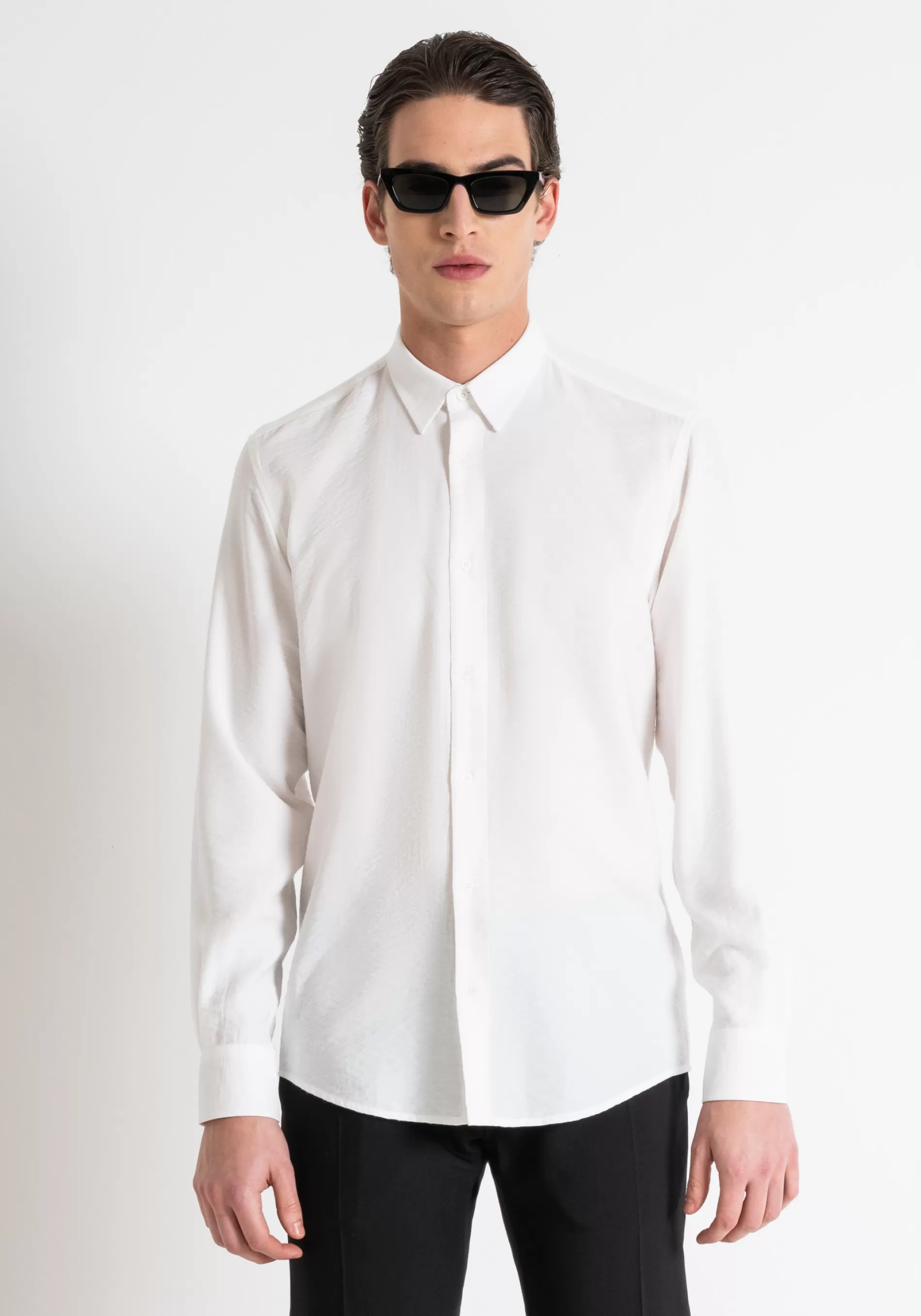 Flash Sale "NAPOLI" REGULAR FIT SHIRT IN SOFT HAND VISCOSE BLEND FABRIC Shirts