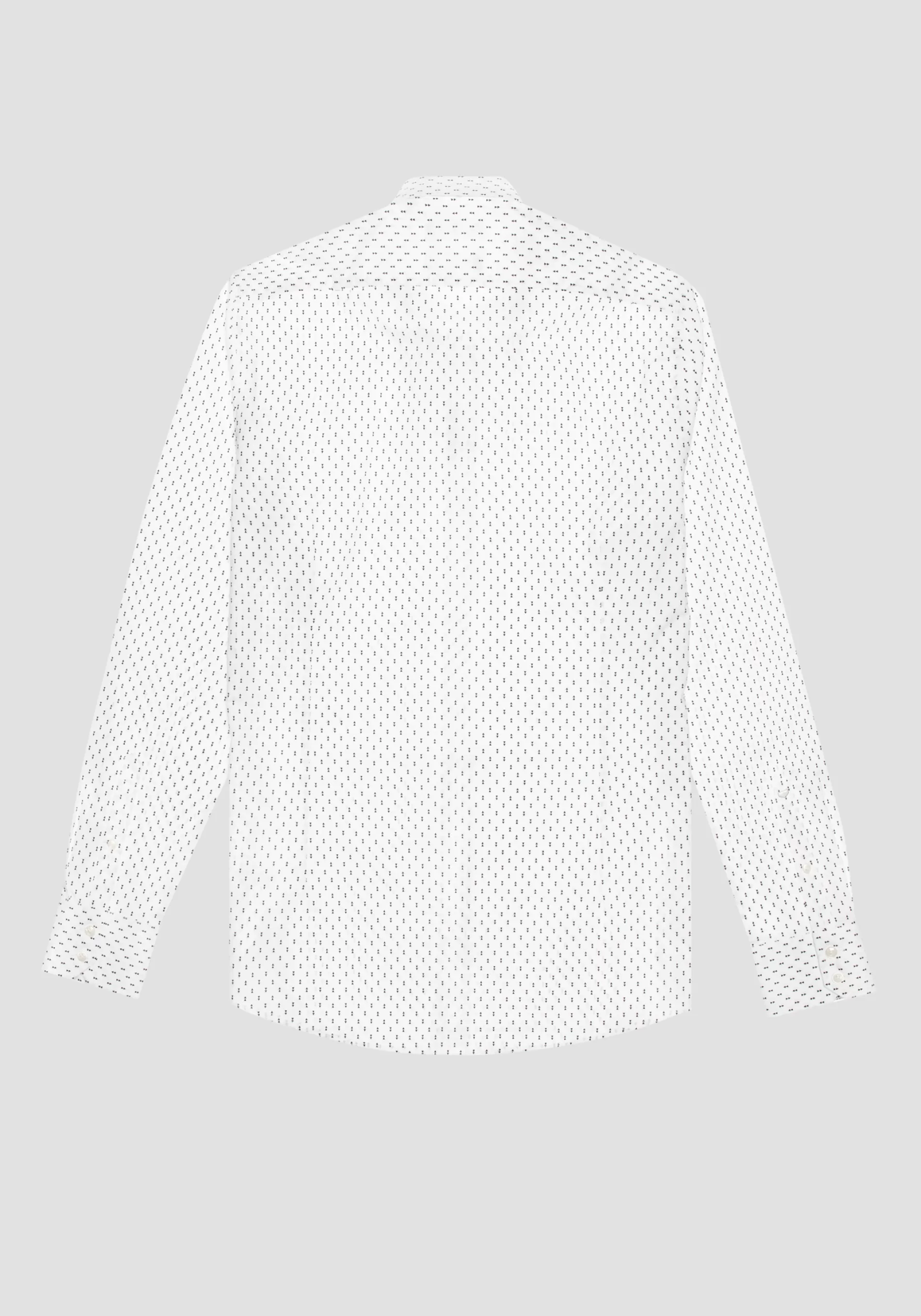 Fashion "NAPOLI" SLIM FIT SHIRT IN SOFT-FEEL COTTON WITH ALL-OVER MICRO PRINT Shirts