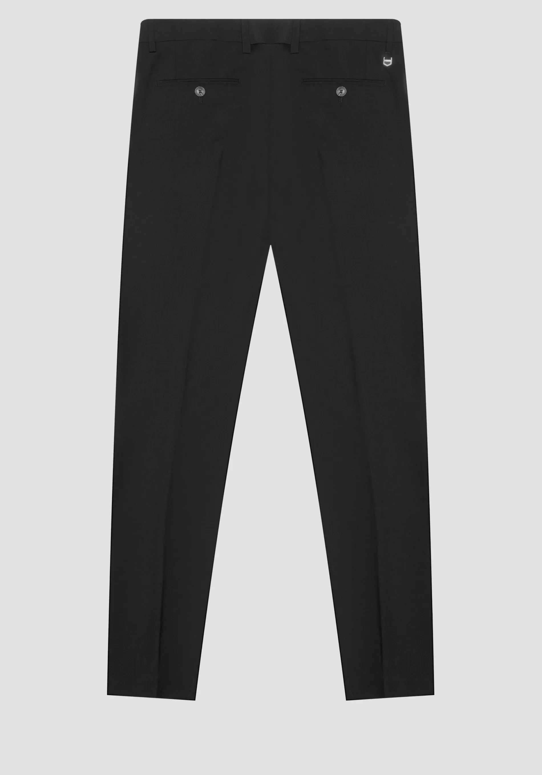 Online "NINA" SLIM FIT TROUSERS IN STRETCH VISCOSE BLEND WITH SATIN DETAILS Trousers