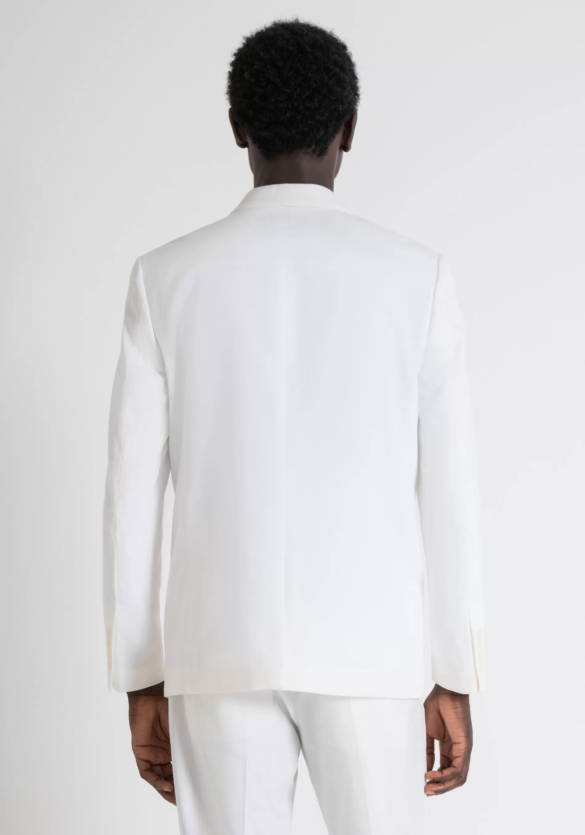 Shop REGULAR FIT CORA JACKET IN LYOCELL COTTON BLEND WITH TEXTURE Jackets and Gilet