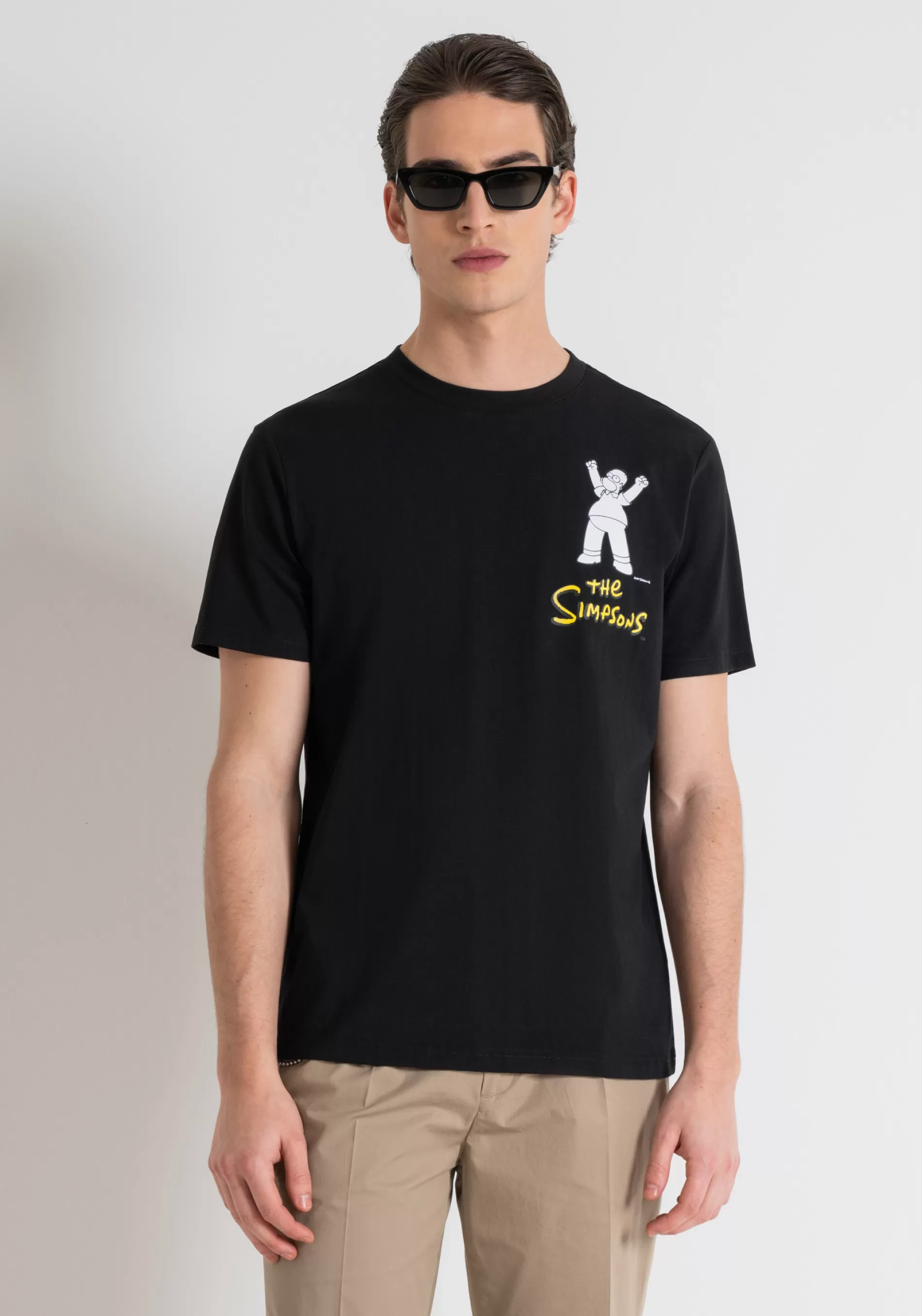 Best Sale REGULAR FIT COTTON JERSEY T-SHIRT WITH MATT PLASTIC PRINT AND INJECTION-MOLDED EMBOSSED PRINT T-shirts and Polo