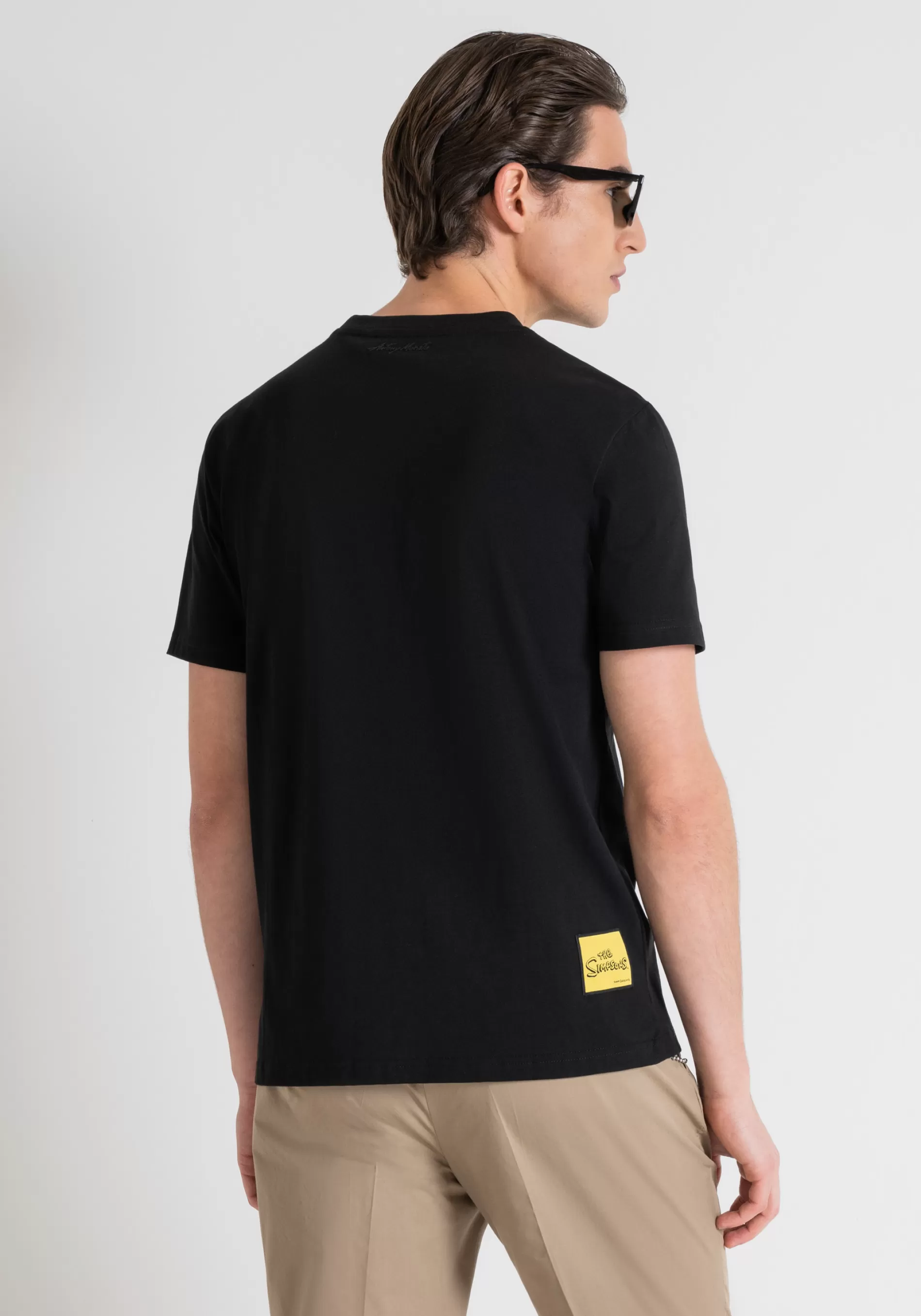 Best Sale REGULAR FIT COTTON JERSEY T-SHIRT WITH MATT PLASTIC PRINT AND INJECTION-MOLDED EMBOSSED PRINT T-shirts and Polo