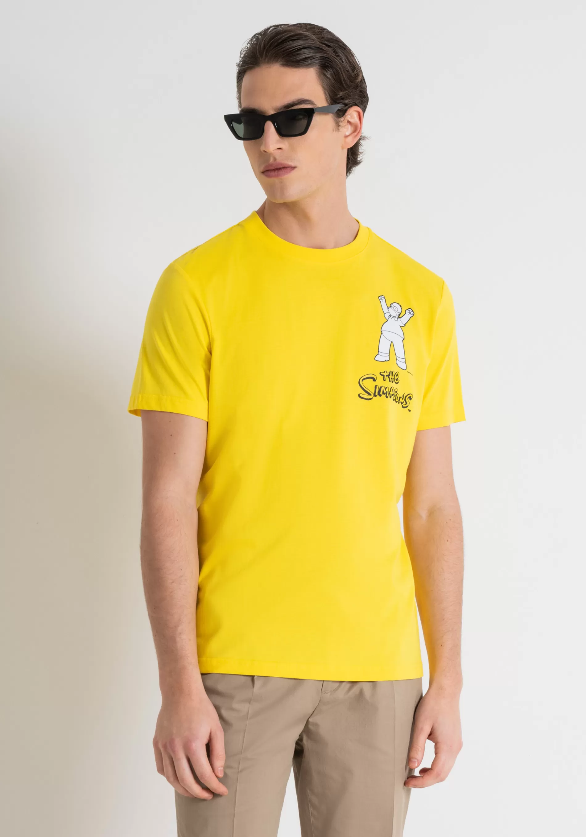 Clearance REGULAR FIT COTTON JERSEY T-SHIRT WITH MATT PLASTIC PRINT AND INJECTION-MOLDED EMBOSSED PRINT T-shirts and Polo