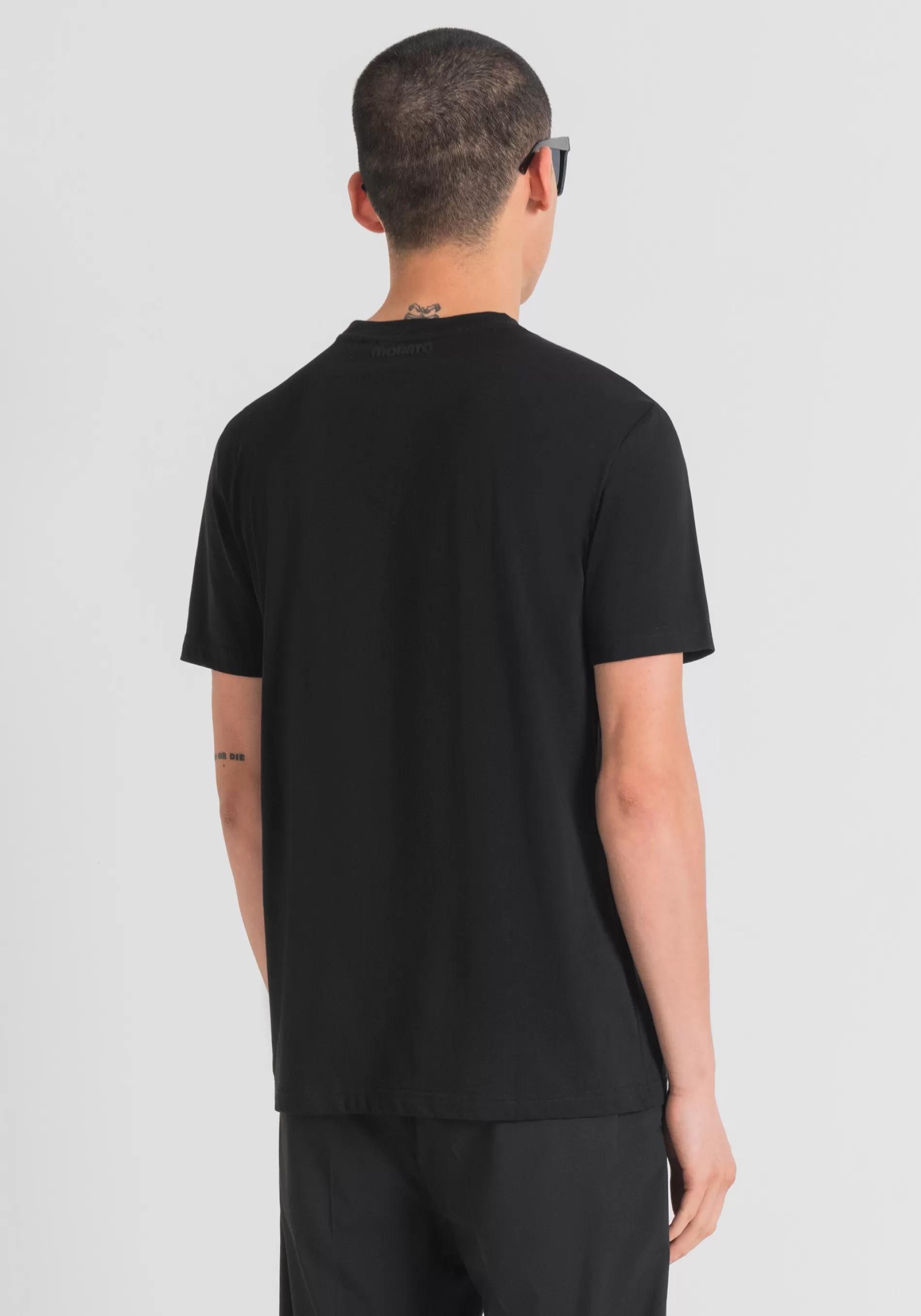 Store REGULAR FIT COTTON JERSEY T-SHIRT WITH WATER-BASED AND MATT PLASTIC PRINT T-shirts and Polo