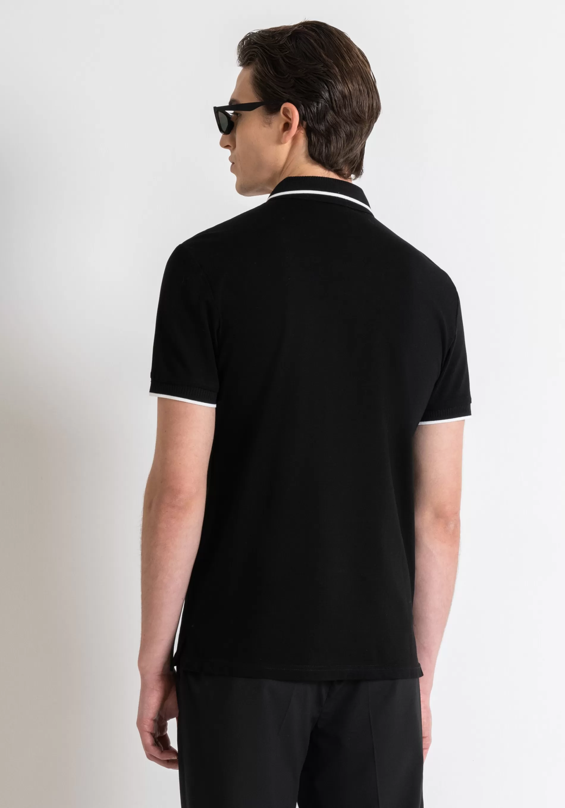 Outlet REGULAR FIT POLO SHIRT IN MERCERISED COTTON PIQUE WITH LOGO PATCH T-shirts and Polo