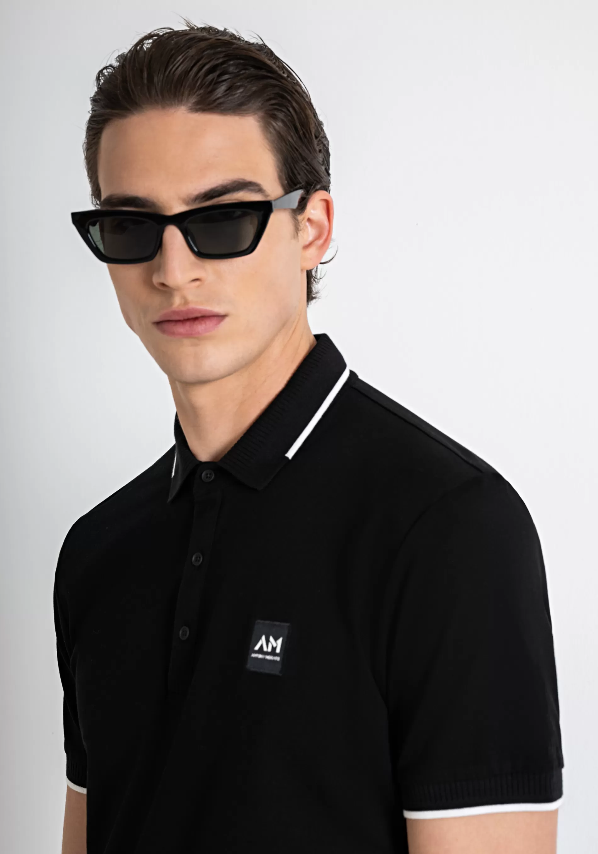 Outlet REGULAR FIT POLO SHIRT IN MERCERISED COTTON PIQUE WITH LOGO PATCH T-shirts and Polo