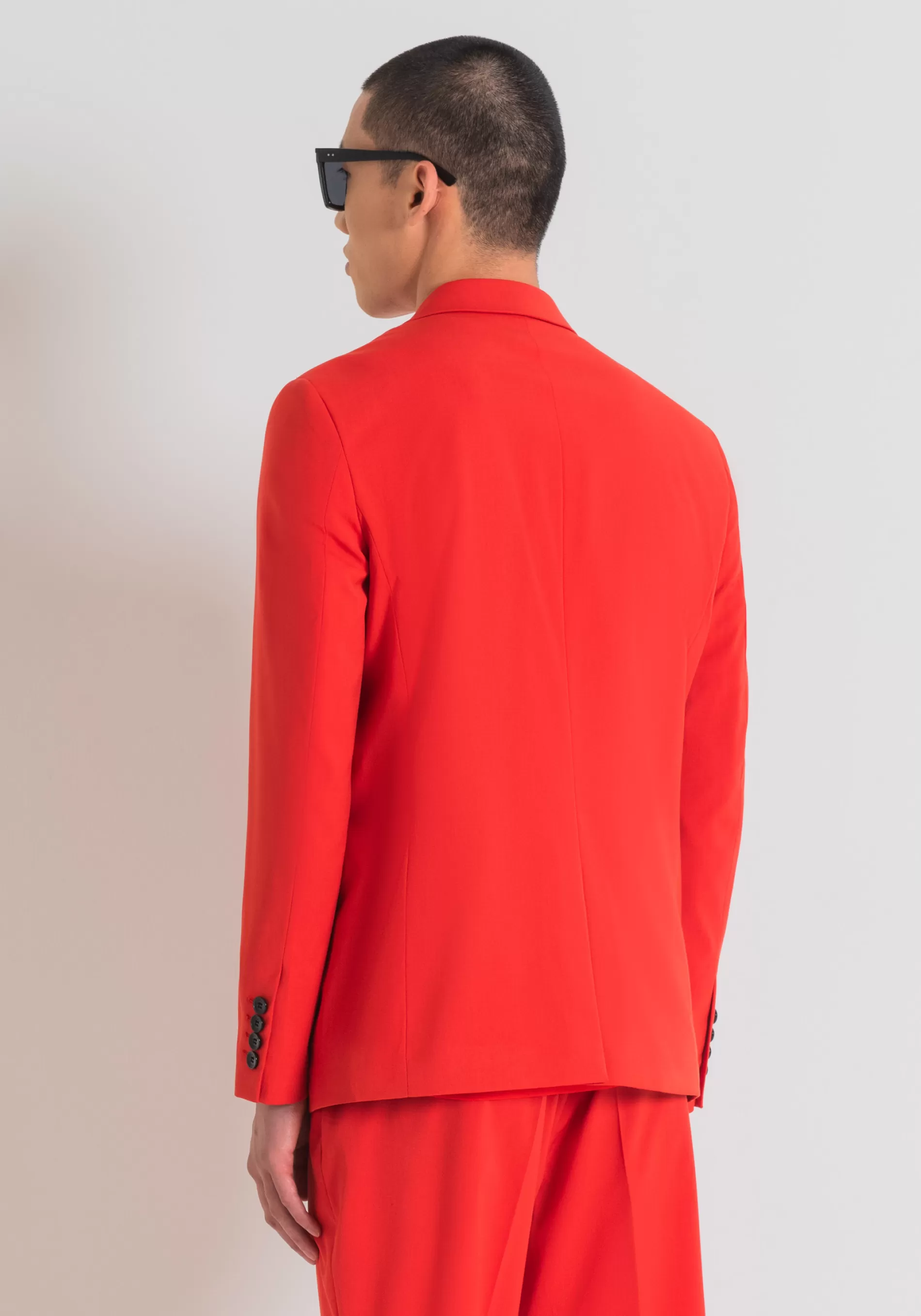 Best Sale REGULAR FIT "CORA" JACKET IN STRETCH VISCOSE BLEND Jackets and Gilet