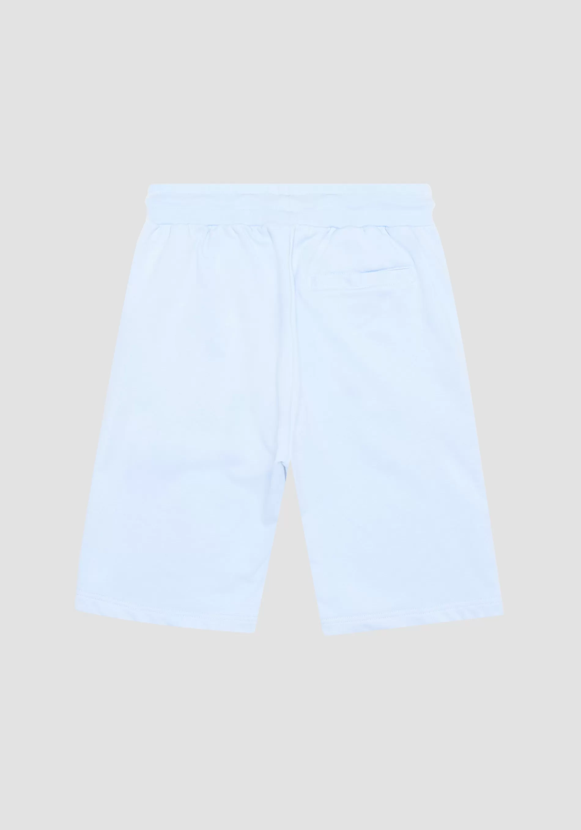 Best REGULAR FIT SUSTAINABLE COTTON-POLYESTER BLEND FLEECE SHORTS WITH EMBROIDERED LOGO Trousers