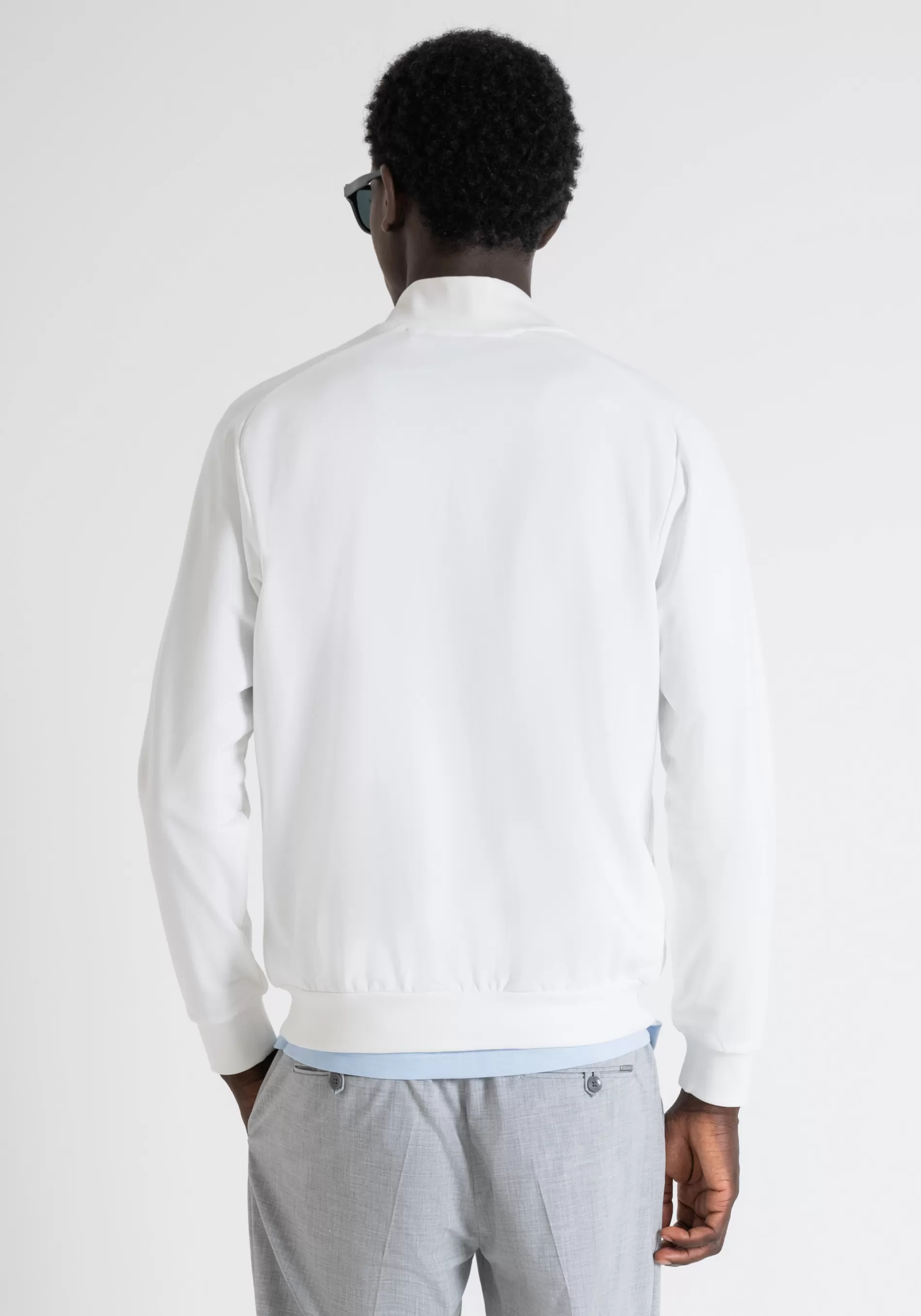 Cheap REGULAR FIT SWEATSHIRT IN SUSTAINABLE COTTON-POLYESTER BLEND WITH EMBROIDERED LOGO Sweatshirts