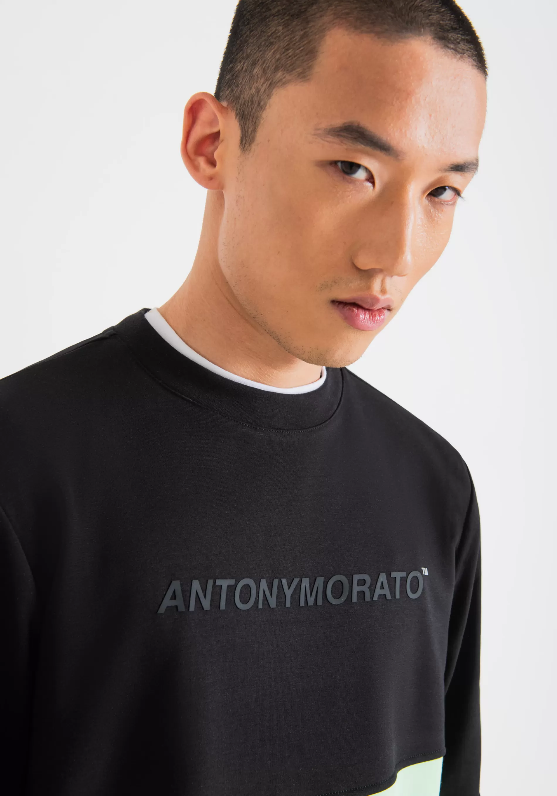 Best RELAXED FIT SWEATSHIRT IN SUSTAINABLE POLYESTER AND COTTON WITH LOGO PRINT Sweatshirts