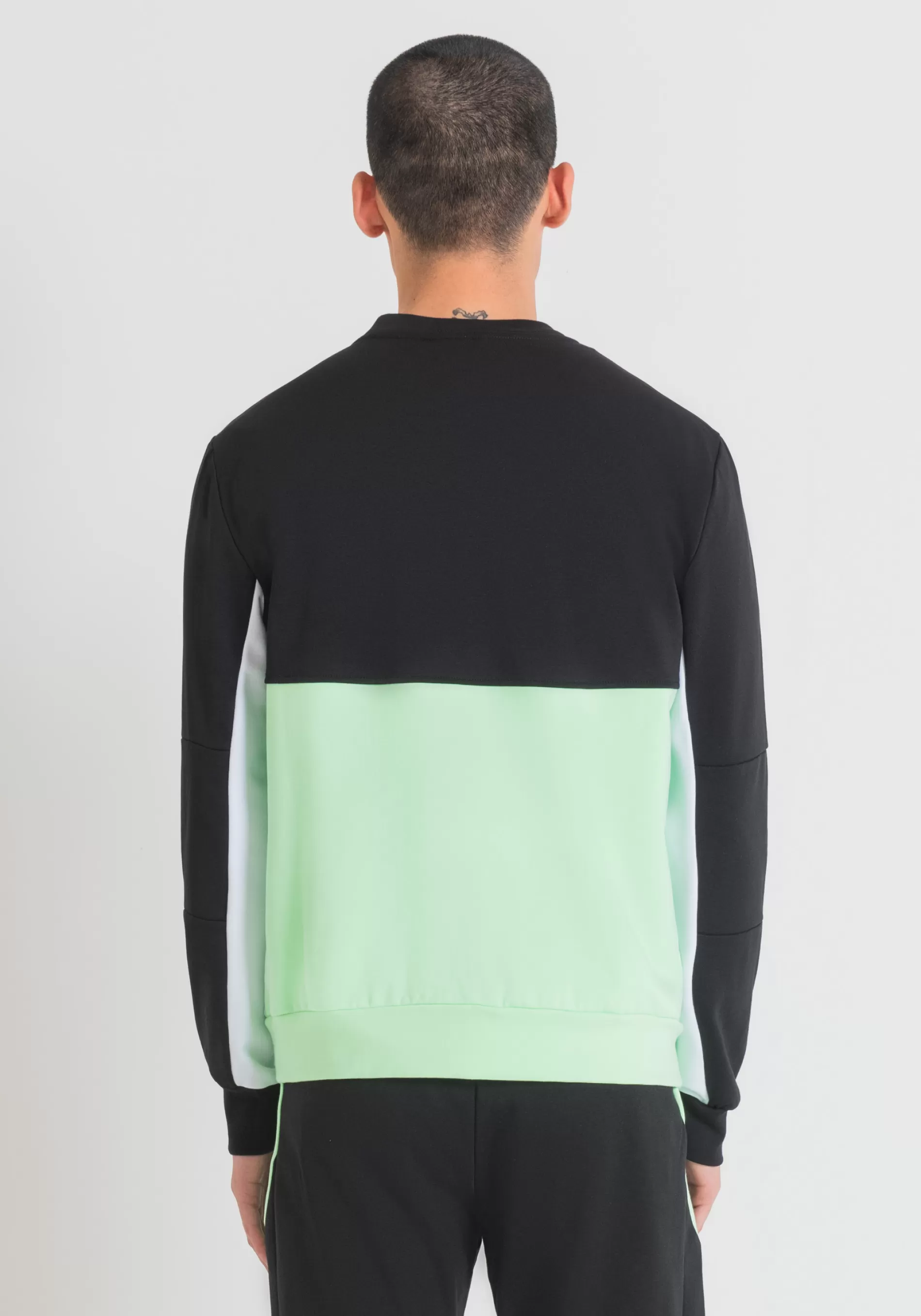Best RELAXED FIT SWEATSHIRT IN SUSTAINABLE POLYESTER AND COTTON WITH LOGO PRINT Sweatshirts