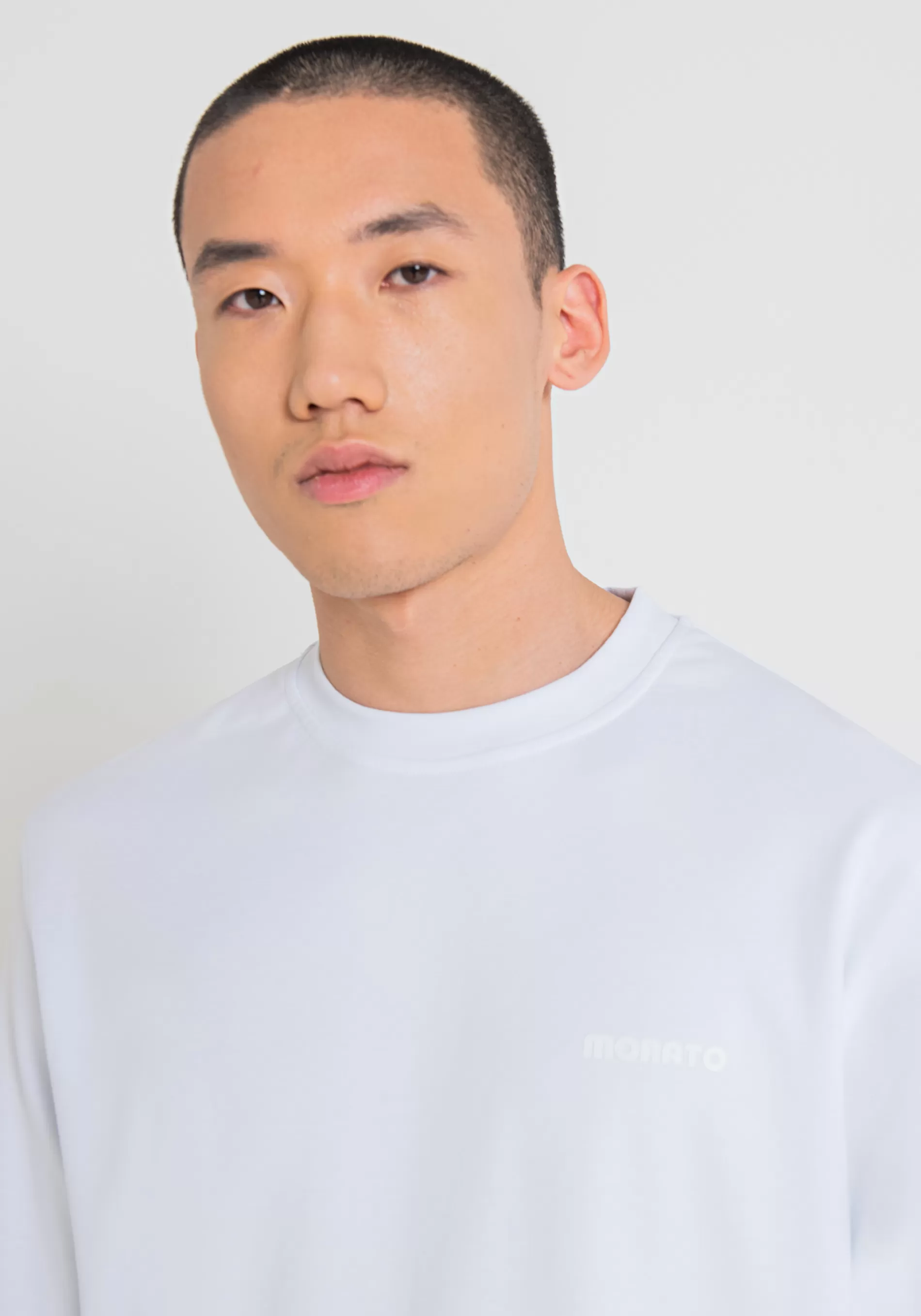 Flash Sale RELAXED FIT T-SHIRT IN COTTON JERSEY WITH RAISED MATTE LOGO PRINT T-shirts and Polo