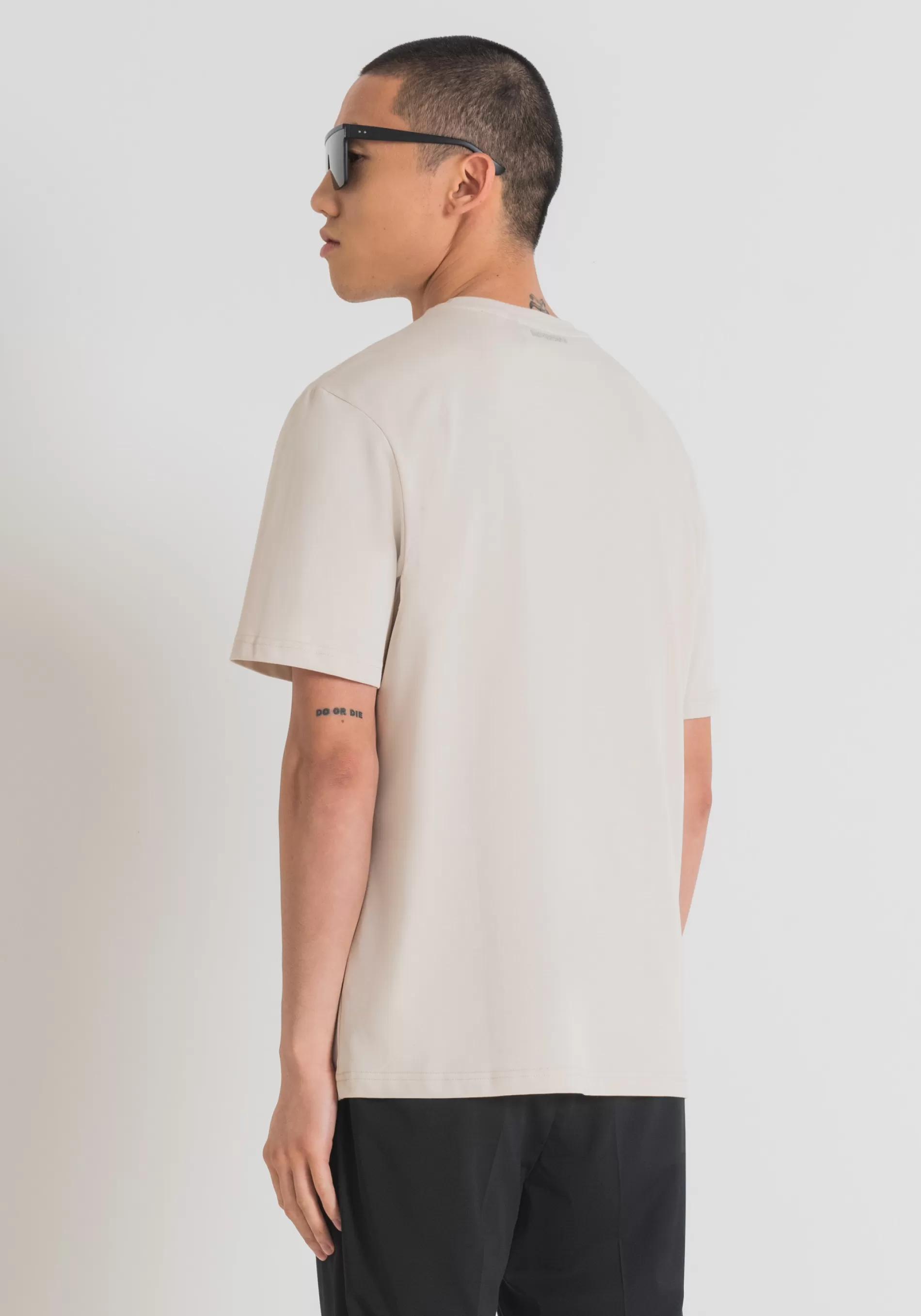Best Sale RELAXED FIT T-SHIRT IN COTTON WITH FRONT PRINT T-shirts and Polo