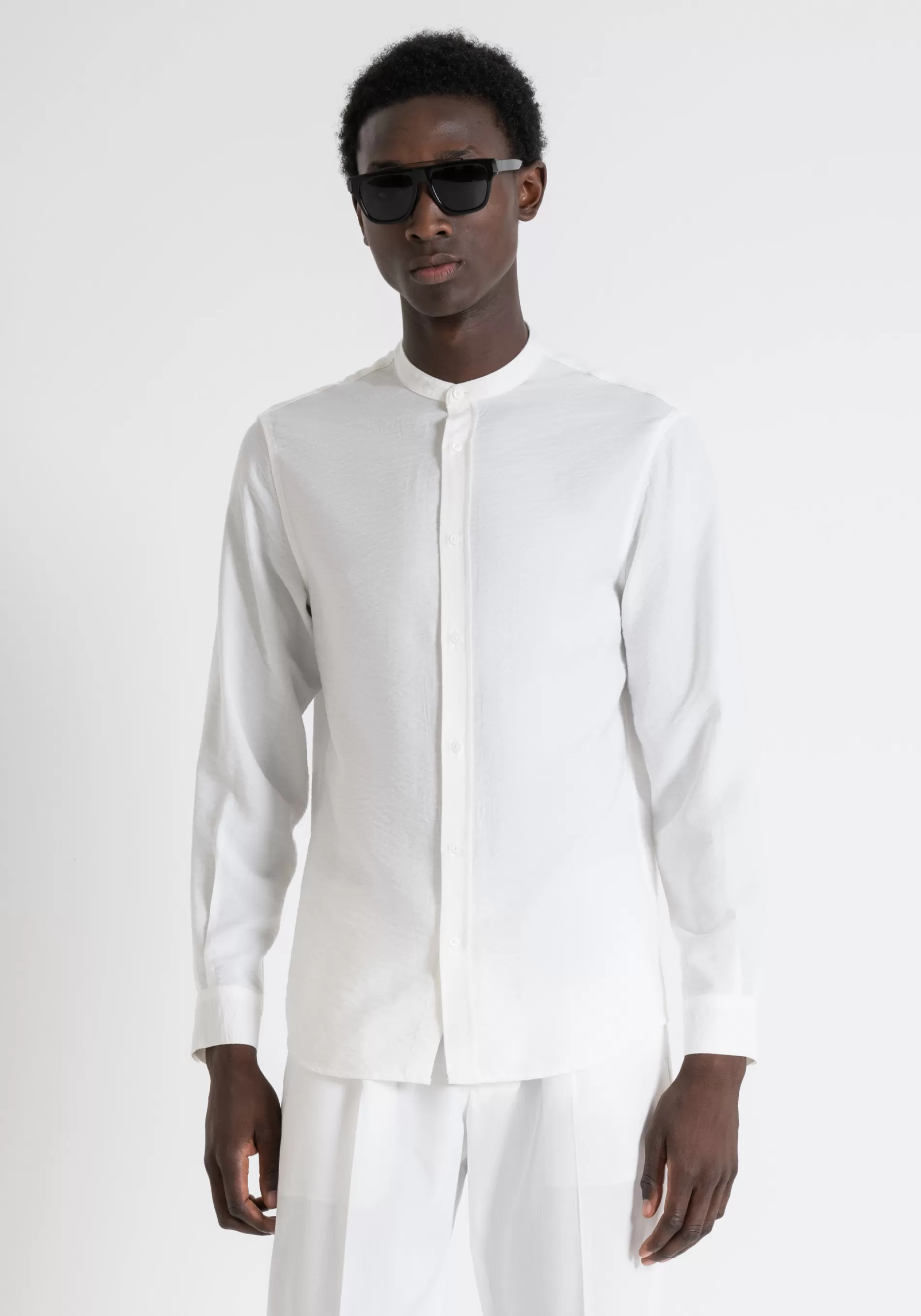 New SEOUL REGULAR FIT SHIRT IN VISCOSE BLEND FABRIC WITH SOFT HAND Shirts