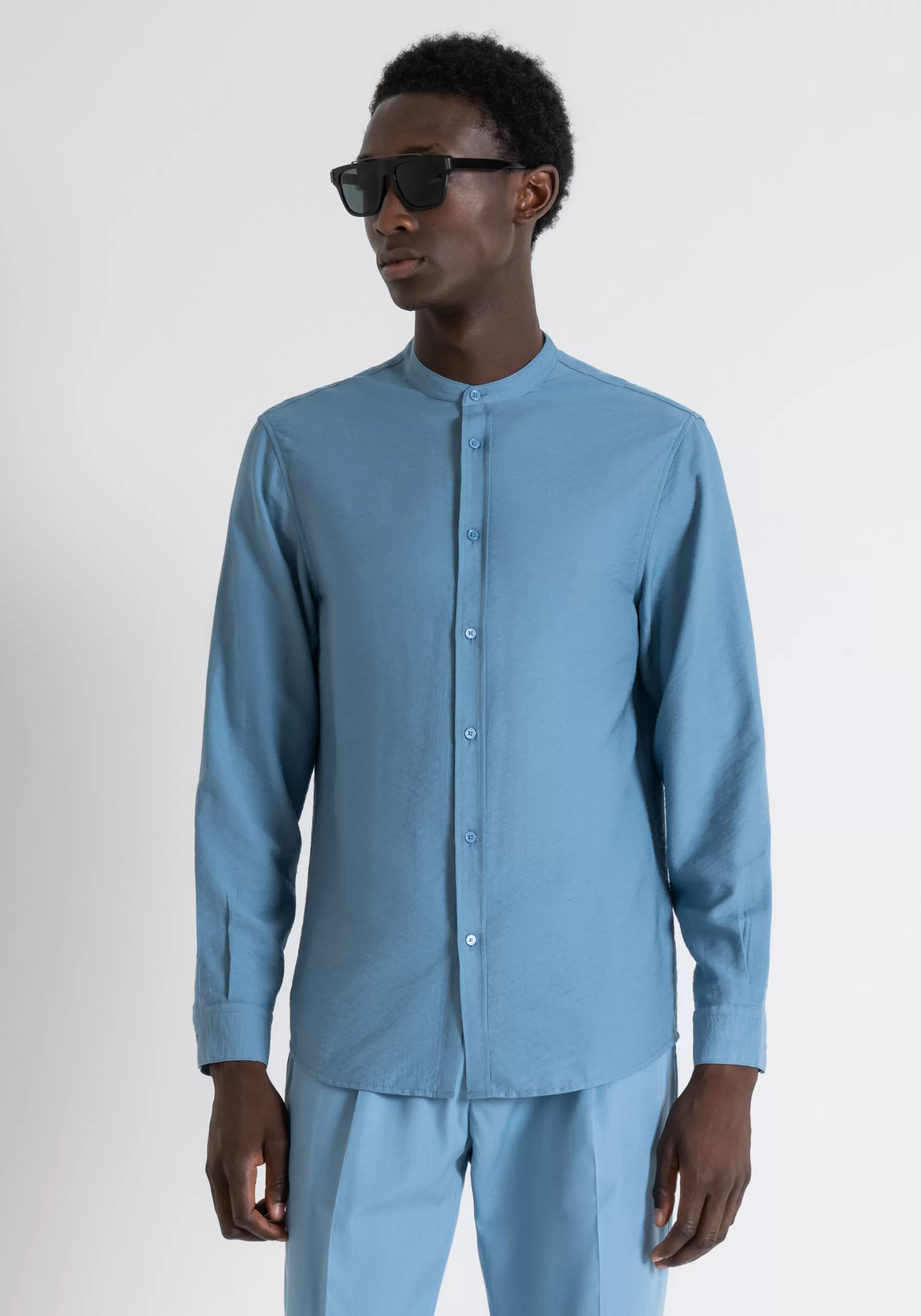 New SEOUL REGULAR FIT SHIRT IN VISCOSE BLEND FABRIC WITH SOFT HAND Shirts