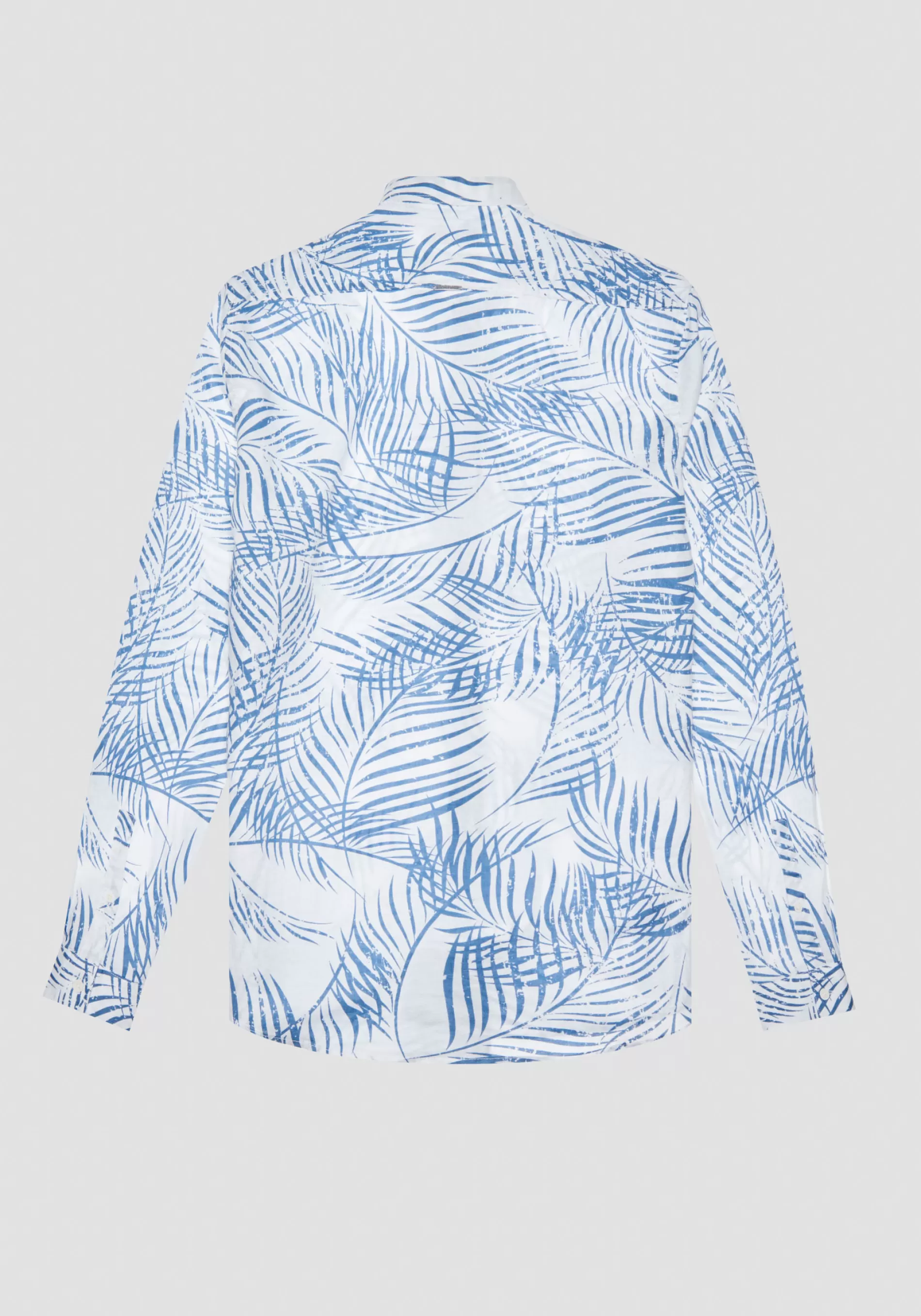 Outlet SEOUL SLIM FIT SHIRT IN PRINTED COTTON LINEN WITH SOFT HAND Shirts