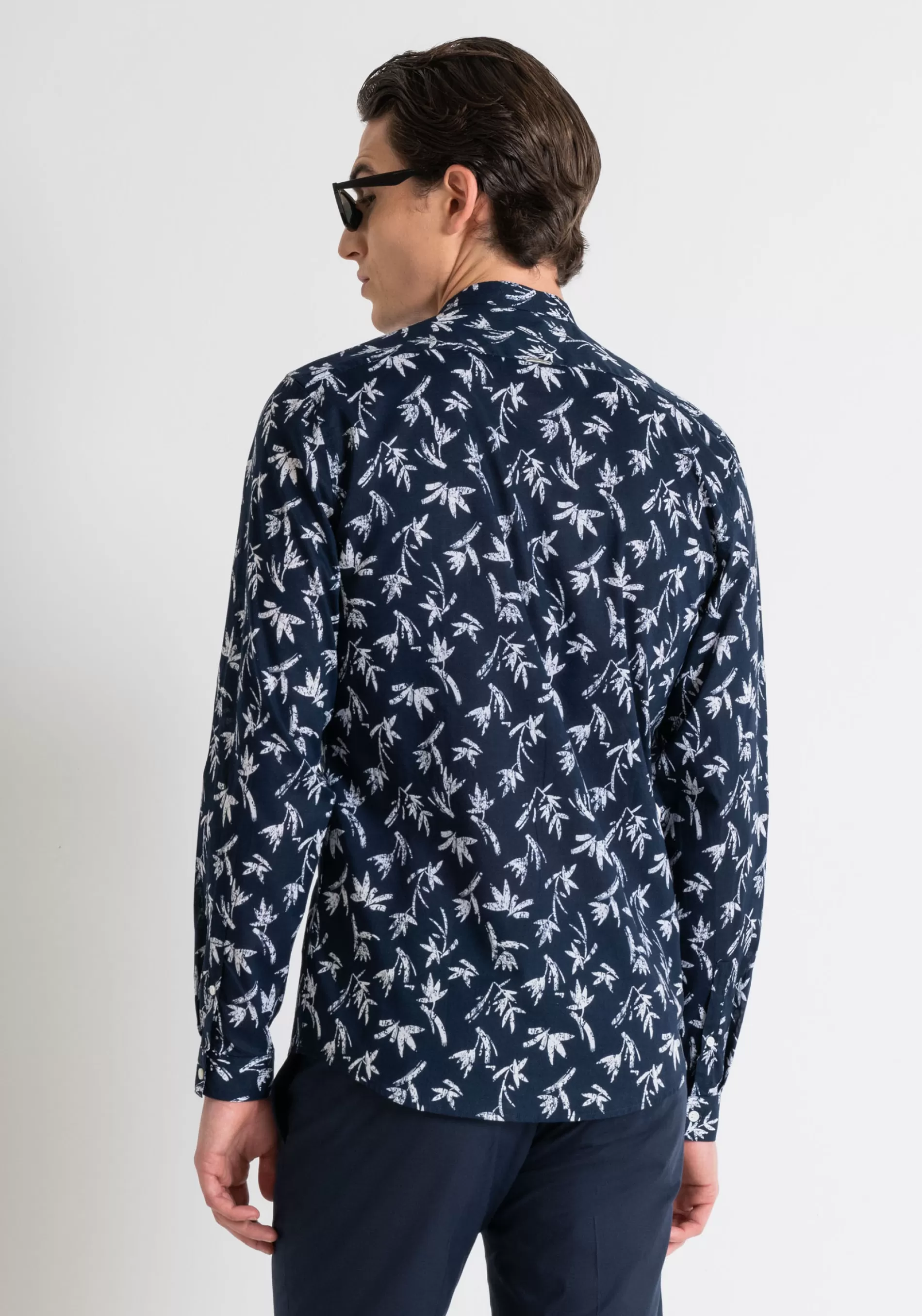 Cheap SEOUL SLIM FIT SHIRT IN PRINTED COTTON WITH SOFT HAND Shirts