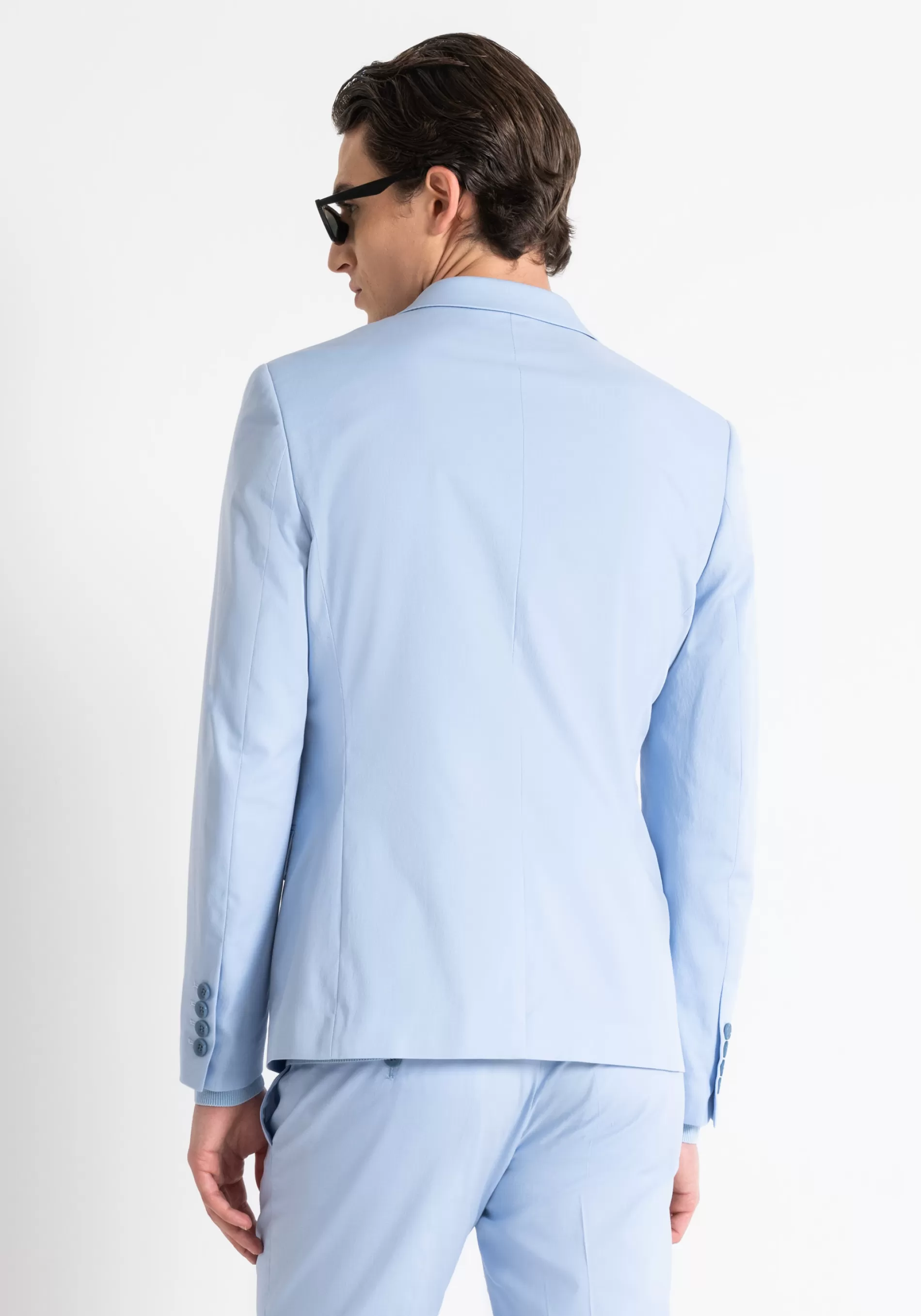 Cheap SLIM FIT JACKET "BONNIE" IN ELASTIC COTTON MODAL TWILL Jackets and Gilet
