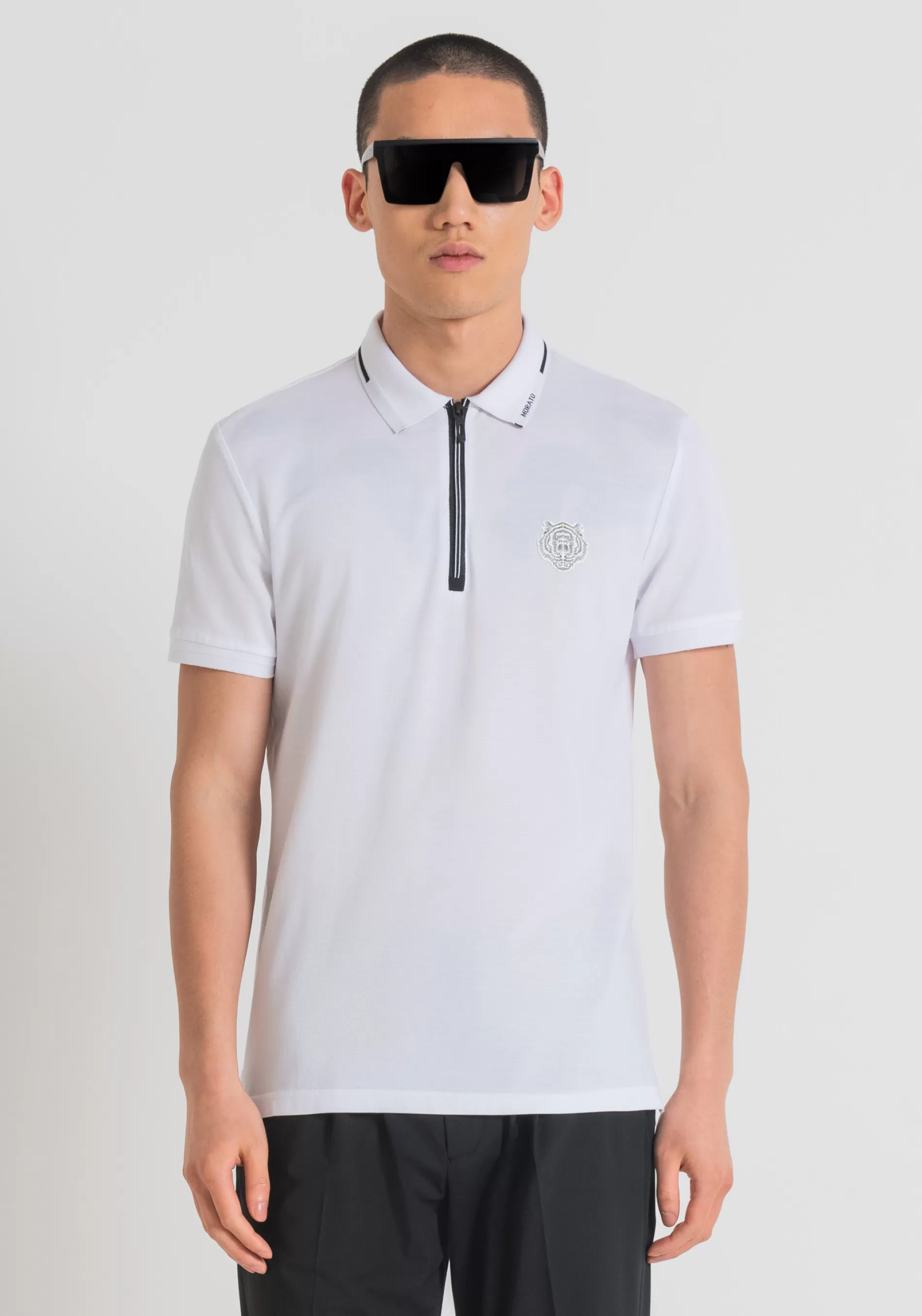 Best SLIM FIT POLO SHIRT IN MERCERISED COTTON PIQUE WITH RUBBERISED TIGER PRINT T-shirts and Polo