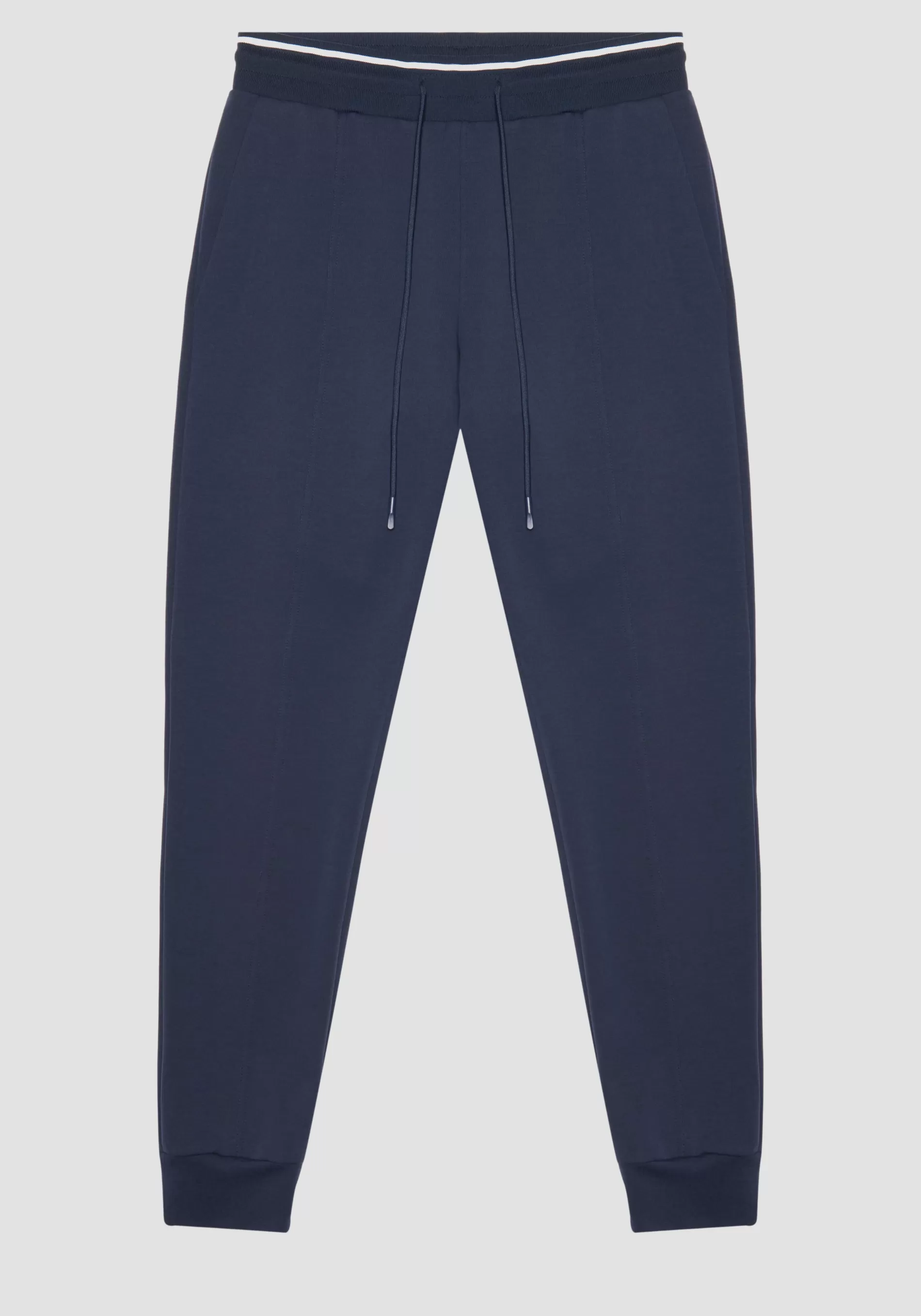 Best SLIM FIT SWEATPANTS IN COTTON BLEND WITH LOGO PATCH ON THE BACK Trousers