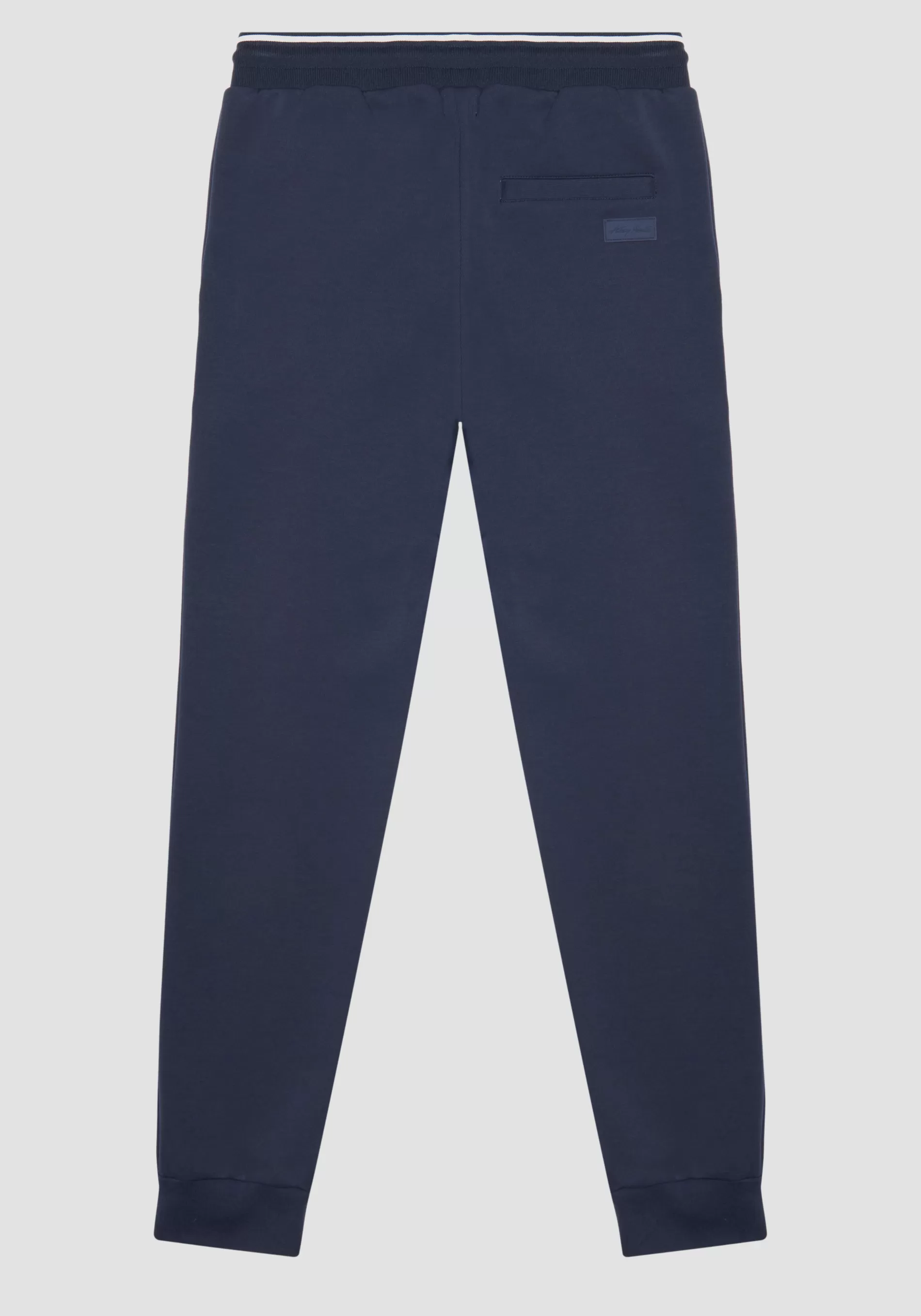 Best SLIM FIT SWEATPANTS IN COTTON BLEND WITH LOGO PATCH ON THE BACK Trousers
