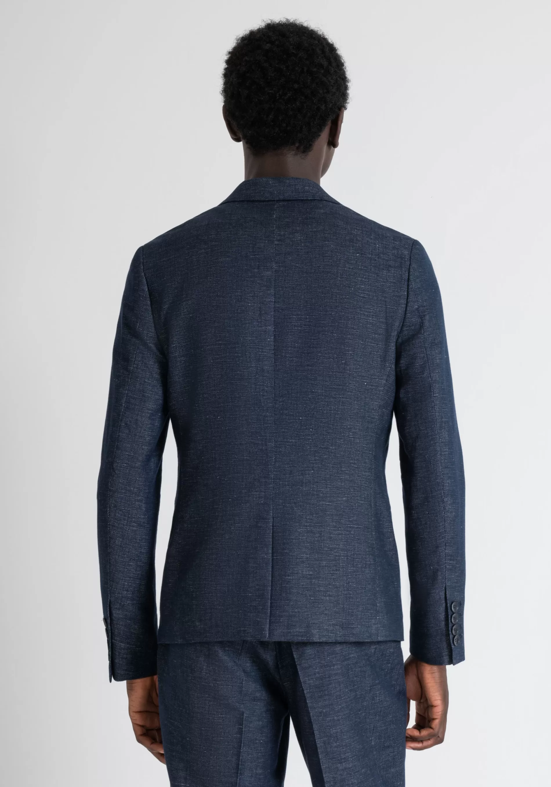 Flash Sale SLIM FIT ZELDA JACKET IN STRUCTURED COTTON LINEN Jackets and Gilet